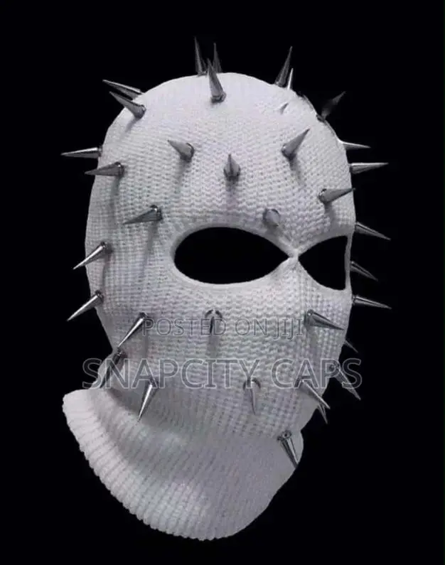 Y2k Spiked Knit Balaclava