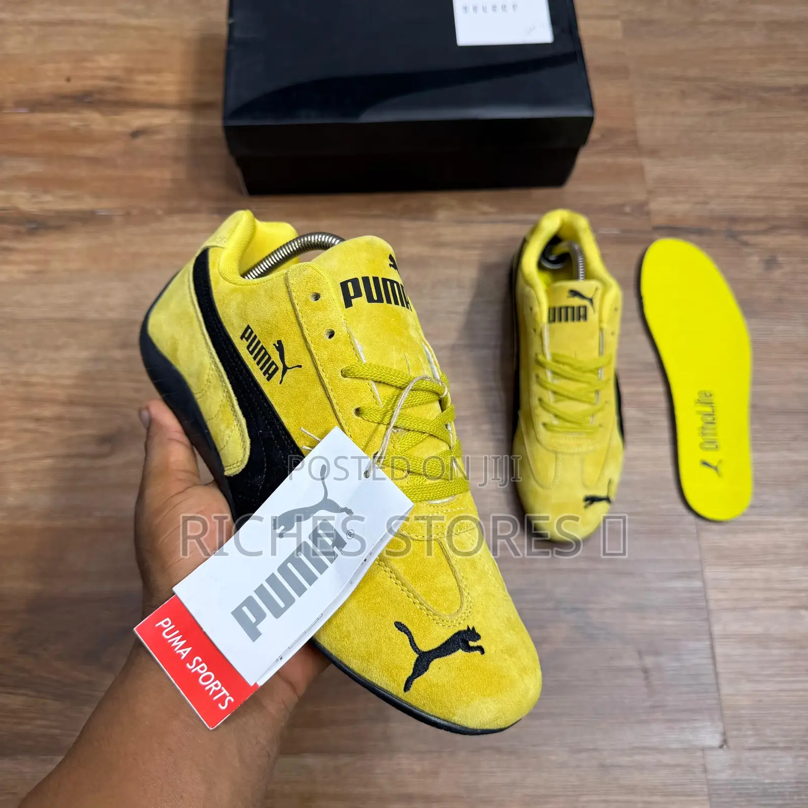Puma Speedcat Og Pelé Yellow Black Sneakers