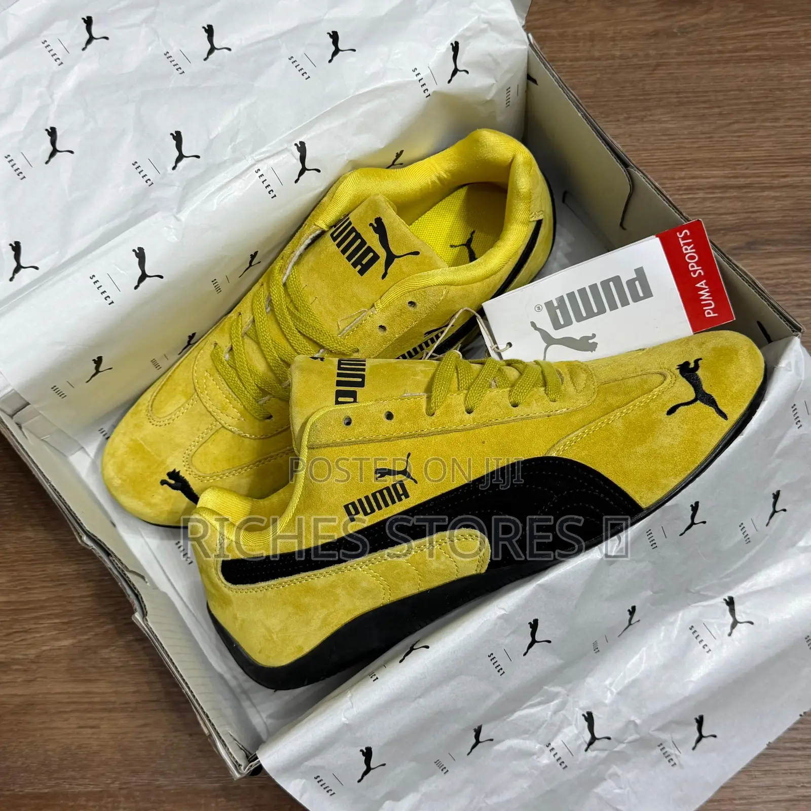 Puma Speedcat Og Pelé Yellow Black Sneakers