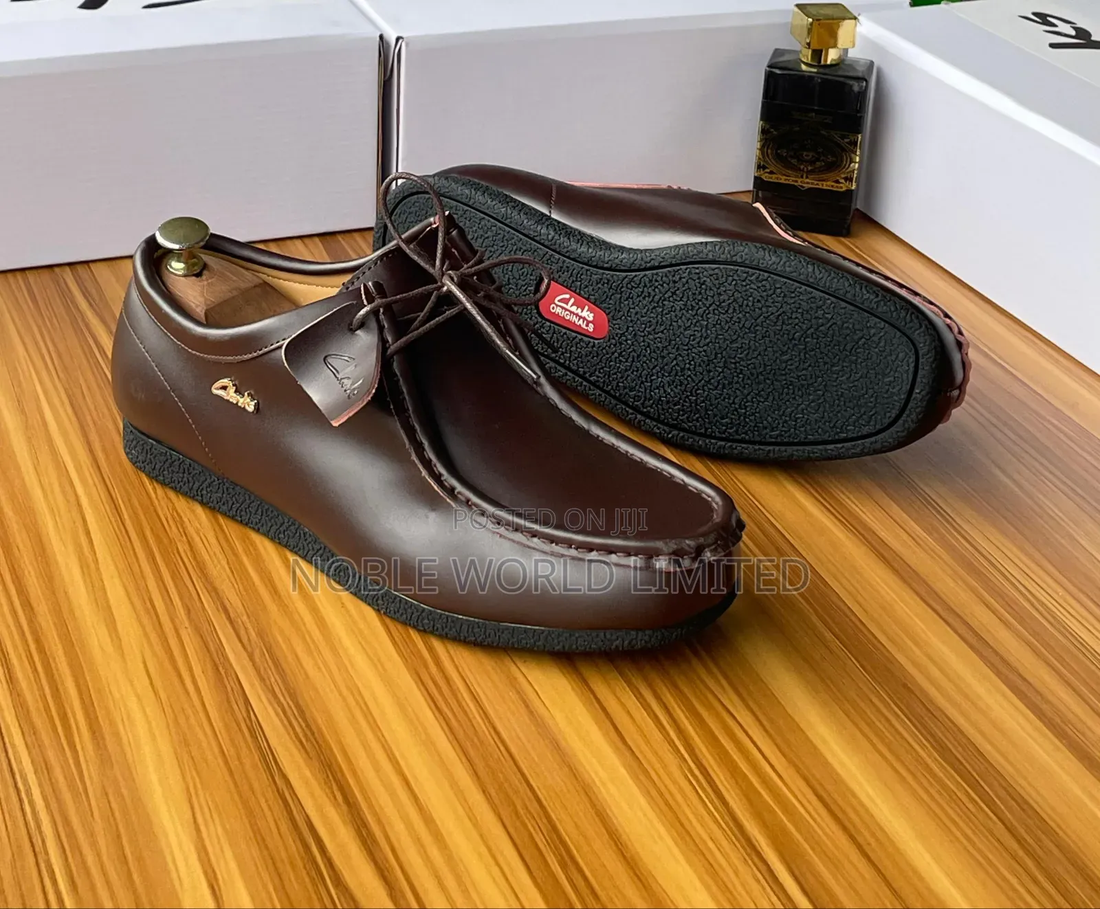 Solid Men's Black/Brown Shoes/Loafers (Clarks). Abl 79