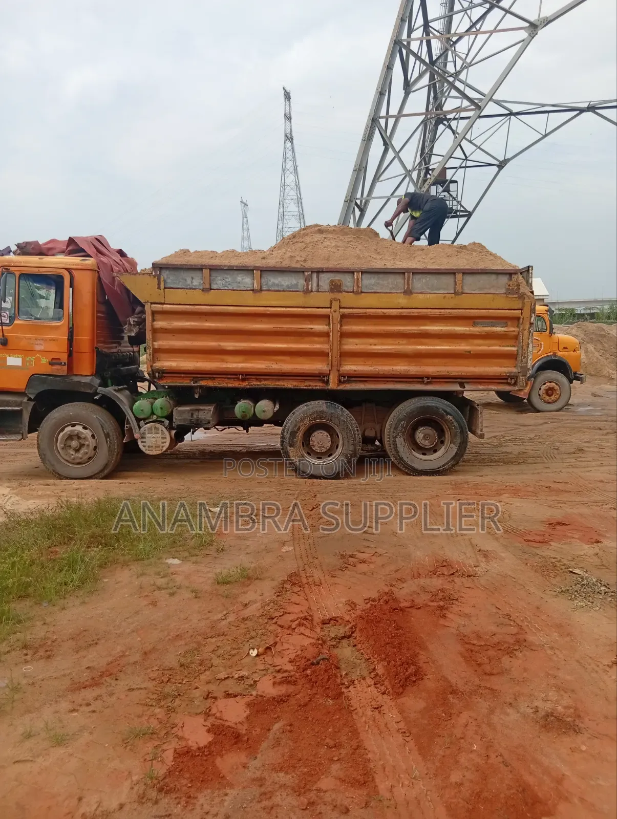 30 Tons Premium Sharp Sand Delivered to Orumba