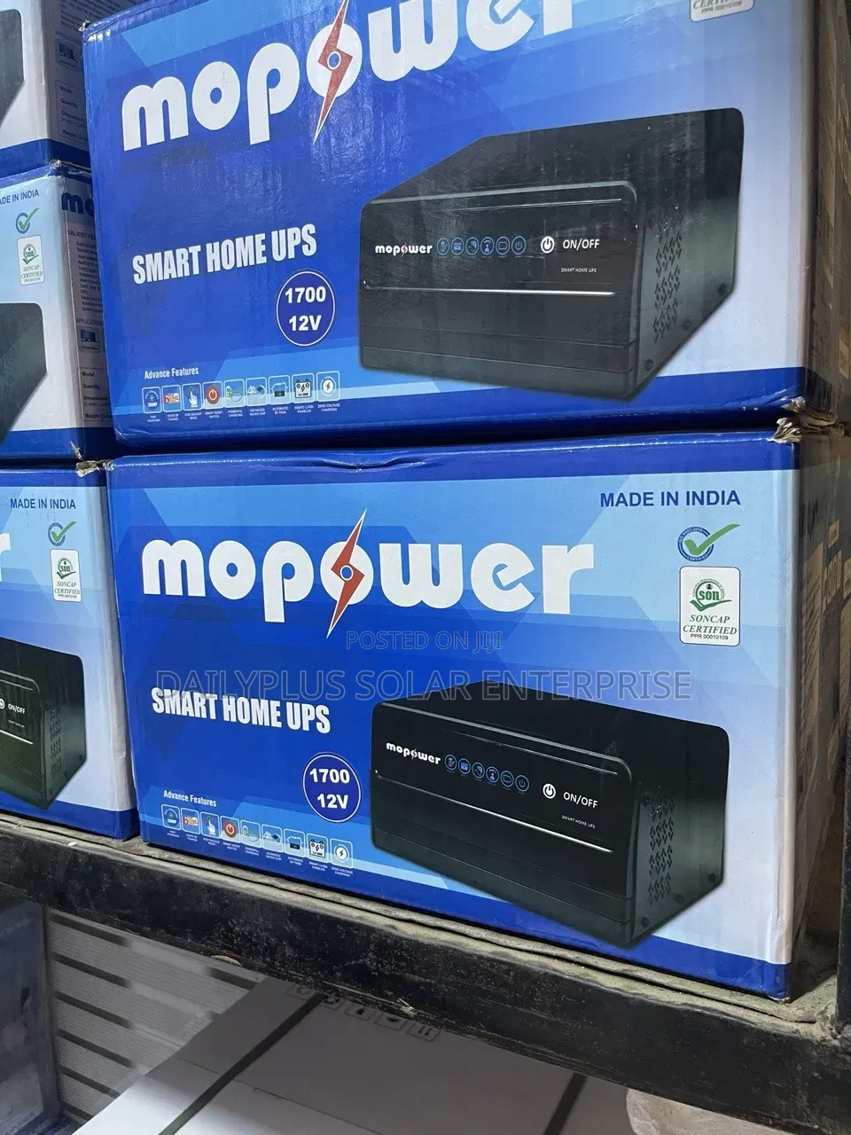 Mopower 1.7kva 12v Nonhybrid Solar Inverter