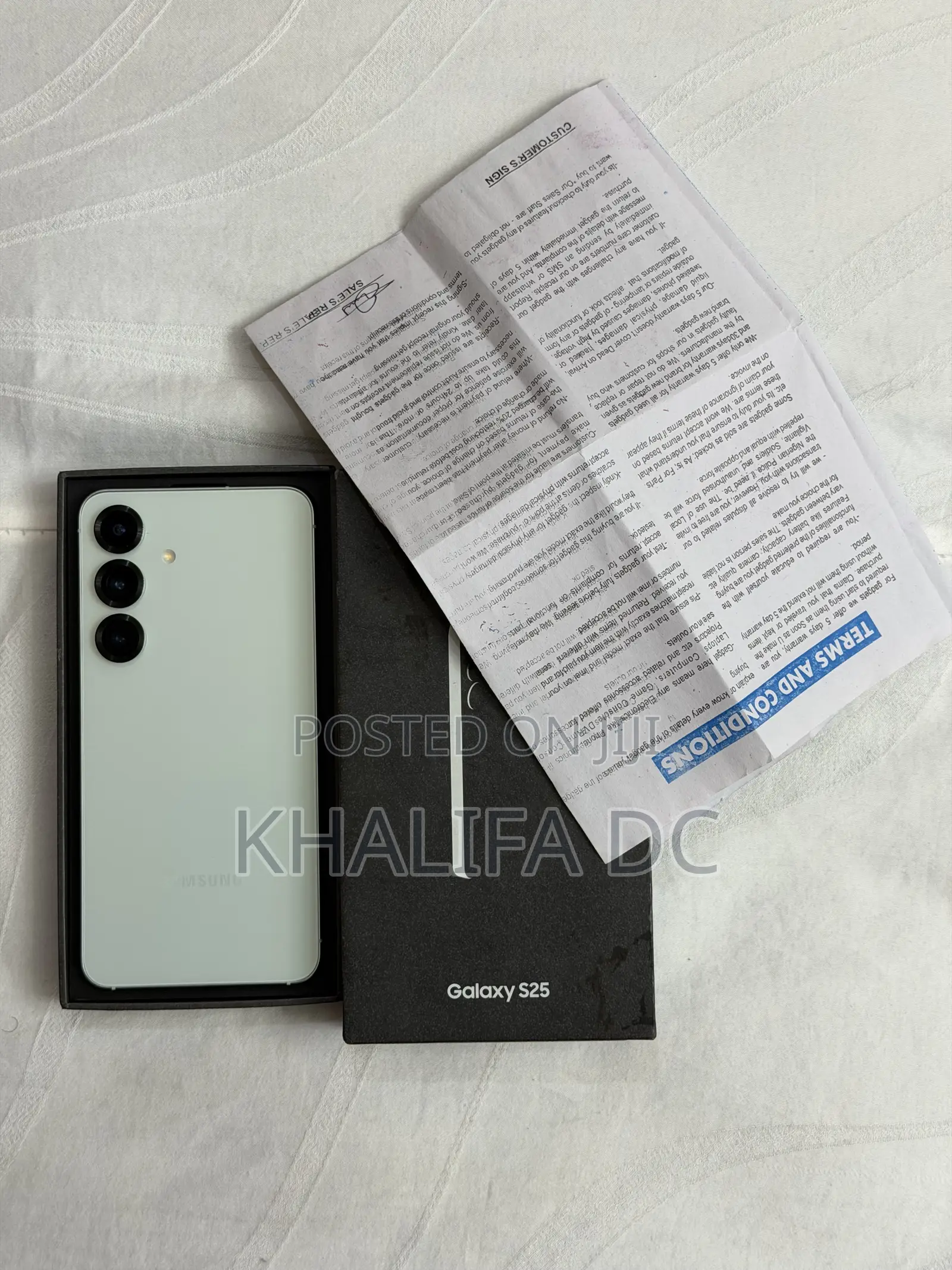 Samsung Galaxy S25 256 GB White