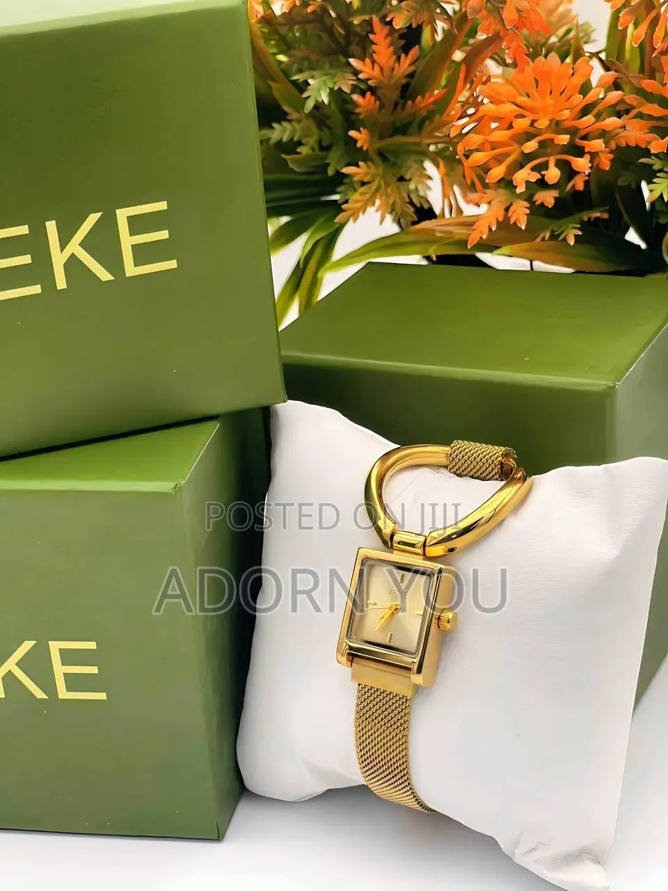 Ieke Luxury Women's Gold Watch