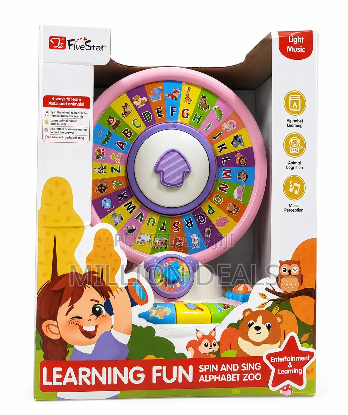 Learning Fun Musical Spin Kids Toy 3+