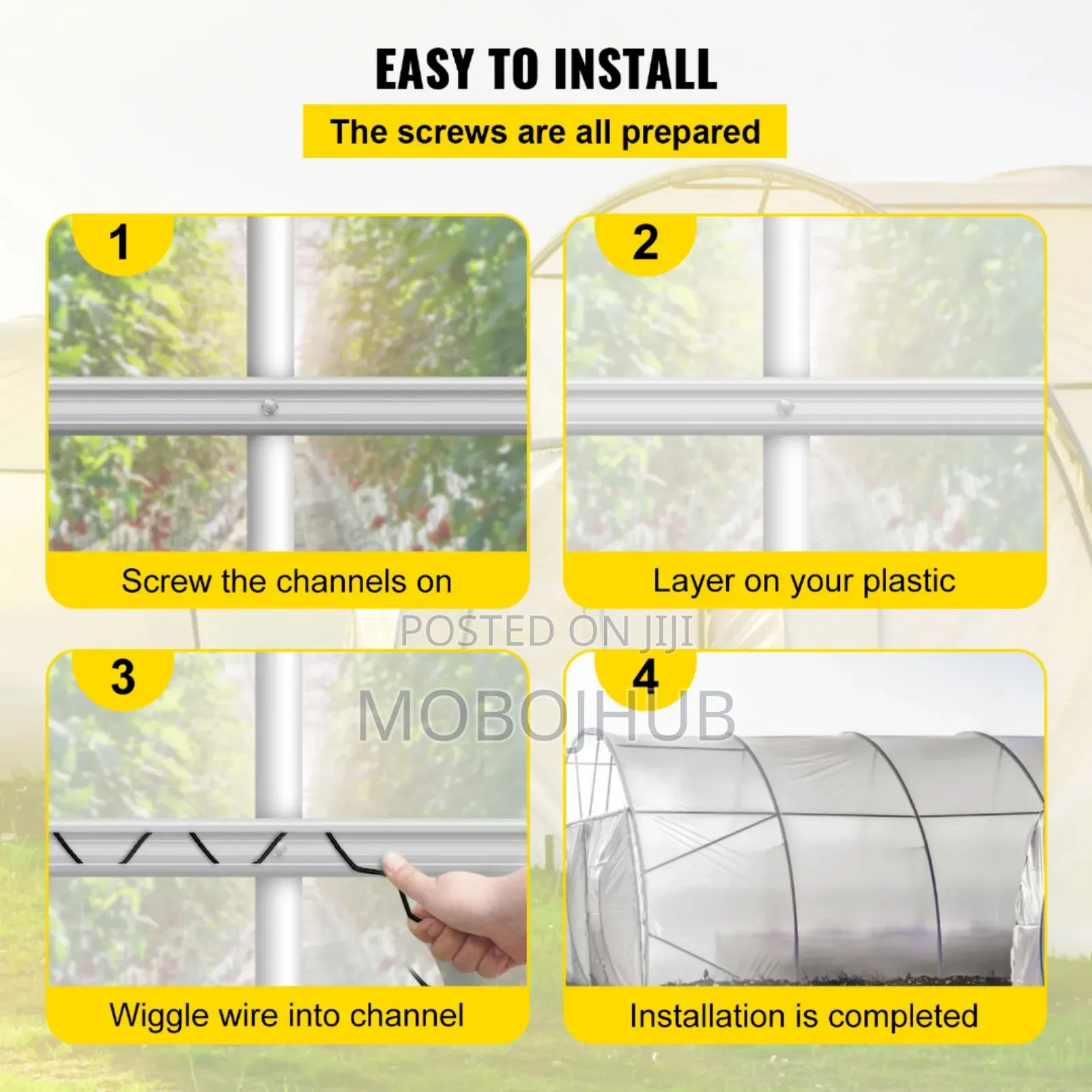 3m Greenhouse Film Lock Channel Lock Profile Greenhouse Accessories