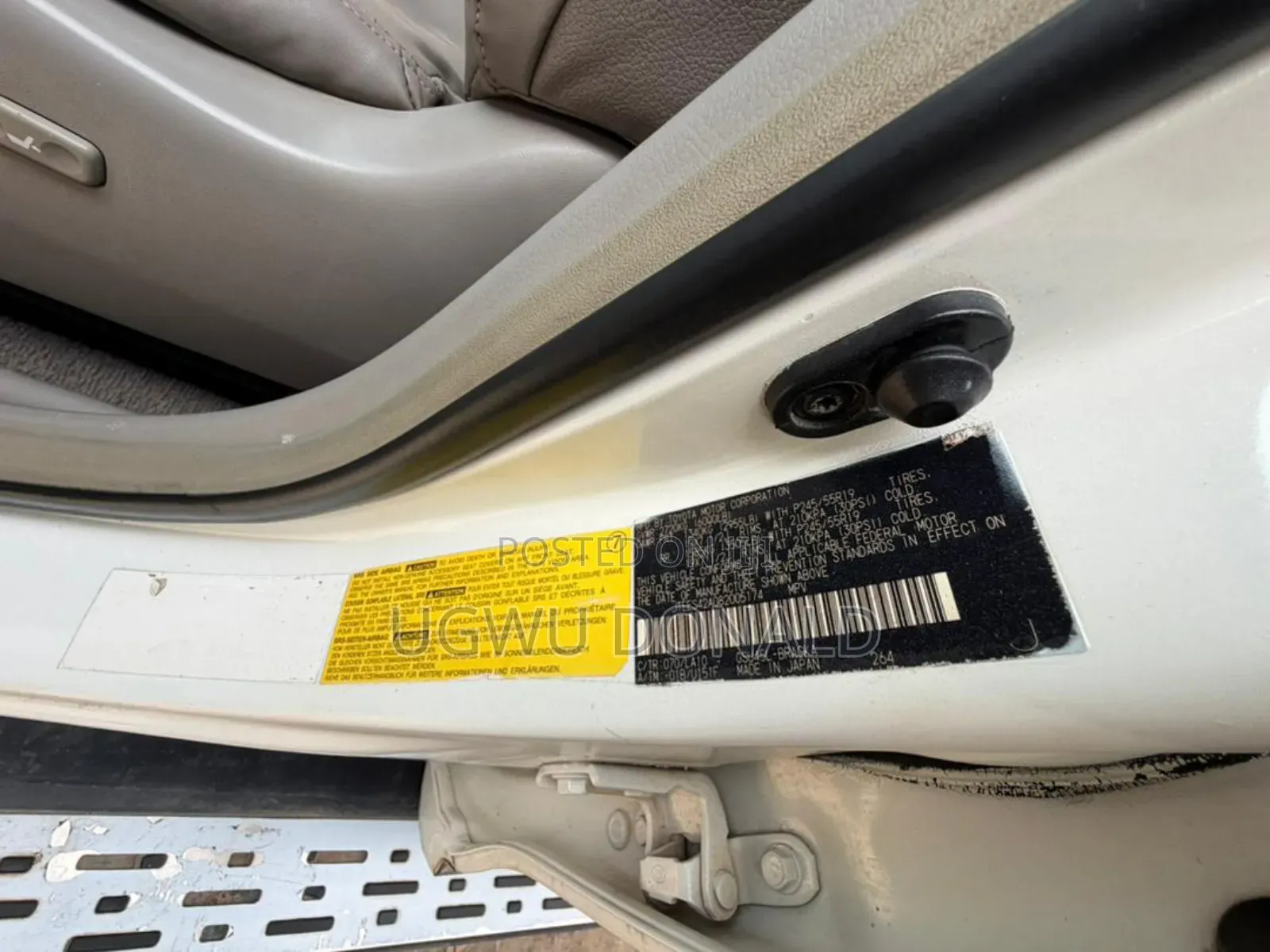 Toyota Highlander 2008 White