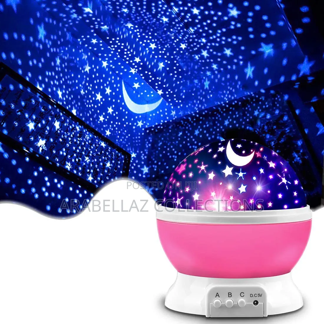 Lamps for Bedroom Romantic 360 Degree Rotating Star Projector Lights