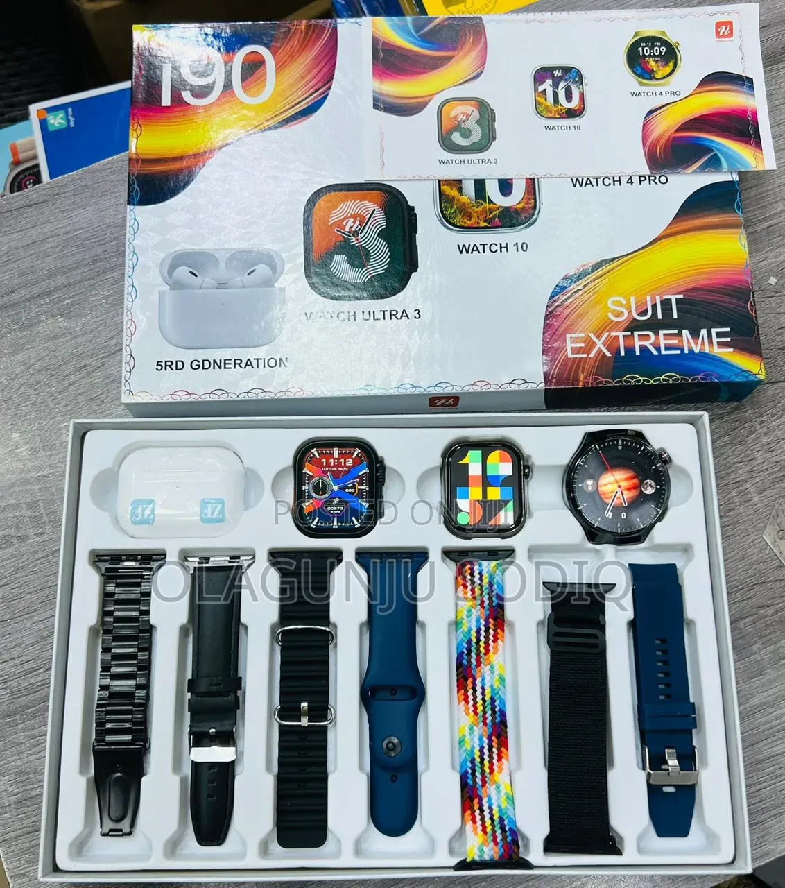 Original Luxury I90 3 Set of Smart Watch