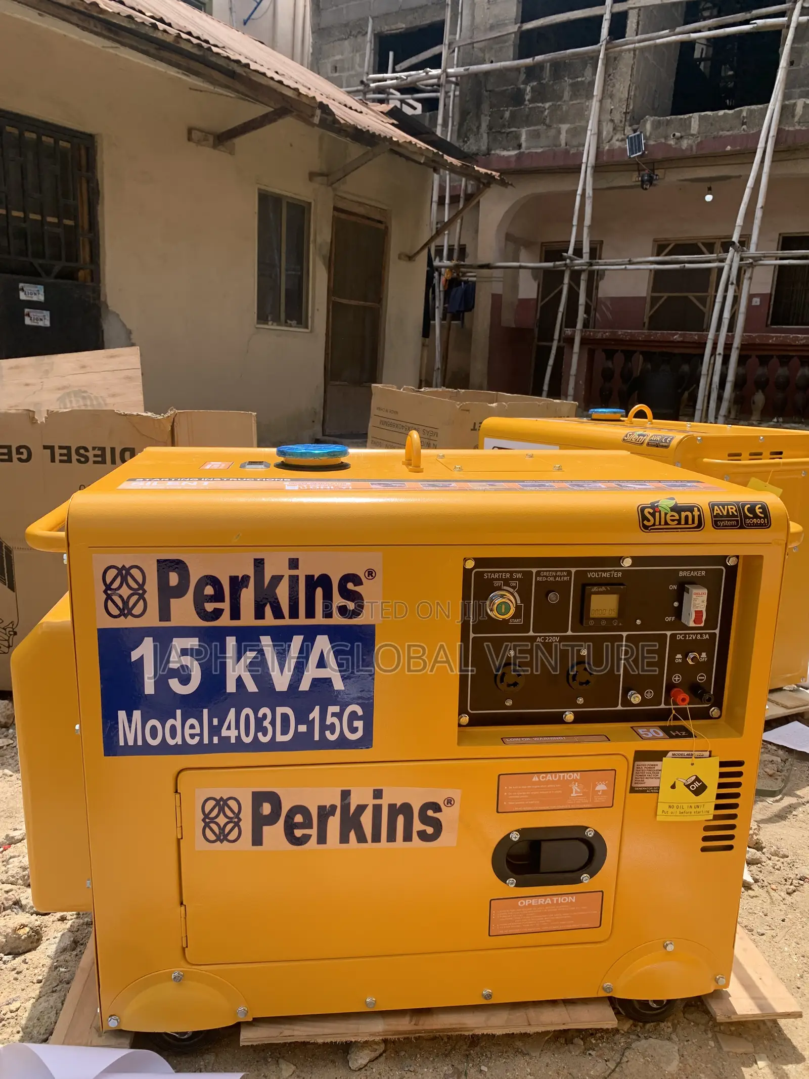 Perkins 403d-15g Silent Generator for Homes and Businesses