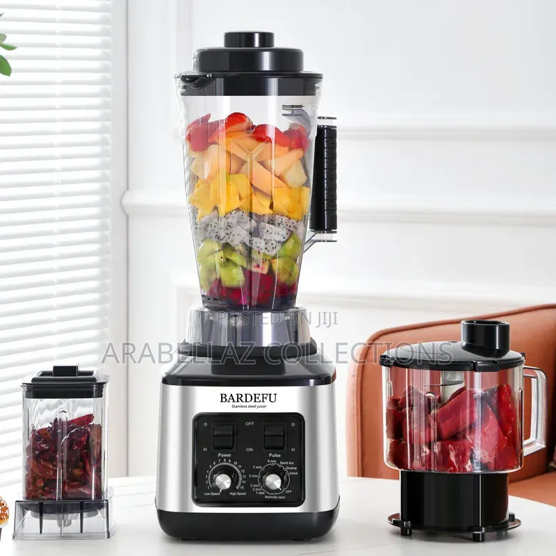 8-in-1 High-speed Electric Blender 4l Stainless Steel