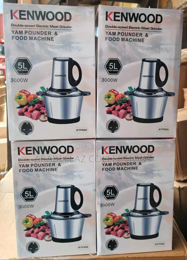 5l , 3000w, Kenwood Yam Pounder and Food Machine