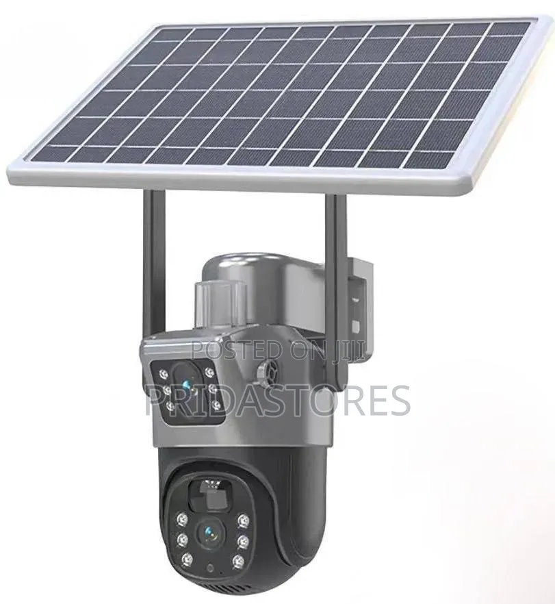Outdoor Solar Powered Double Lens 4g CCTV