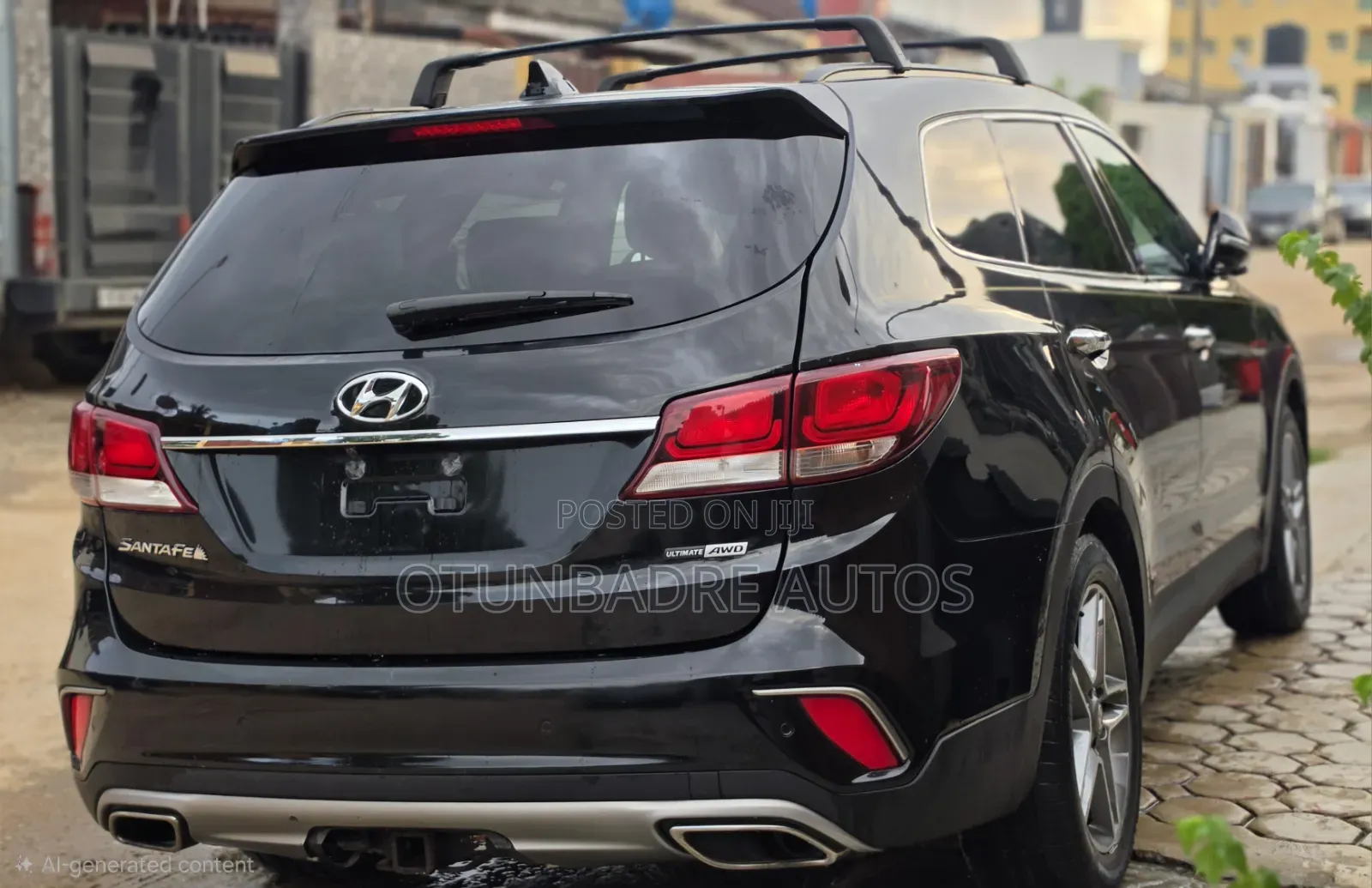 Hyundai Santa Fe Limited Ultimate AWD 2017 Black