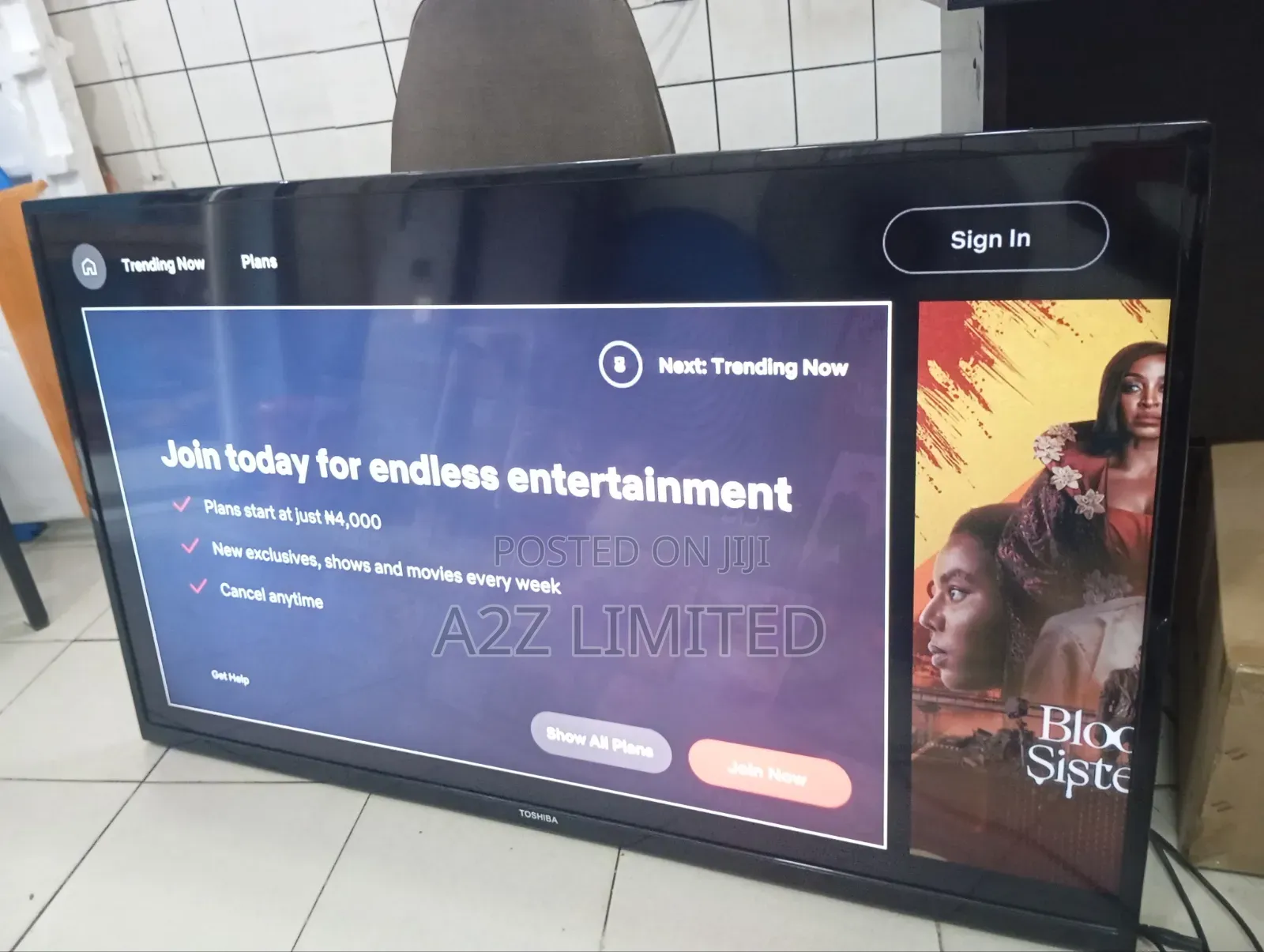50inch Toshiba Smart Tv