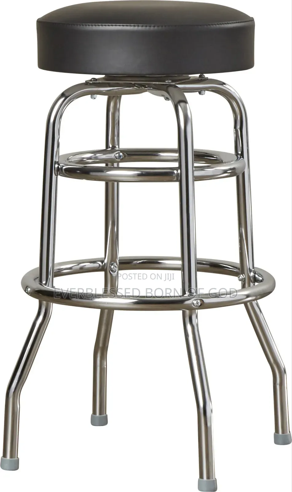 Leather Seat Bar Stool