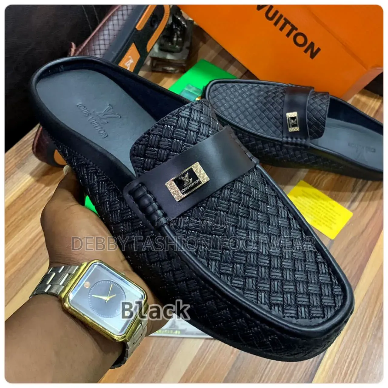 Louis Vuitton Premium Loafers – Half Shoe Style