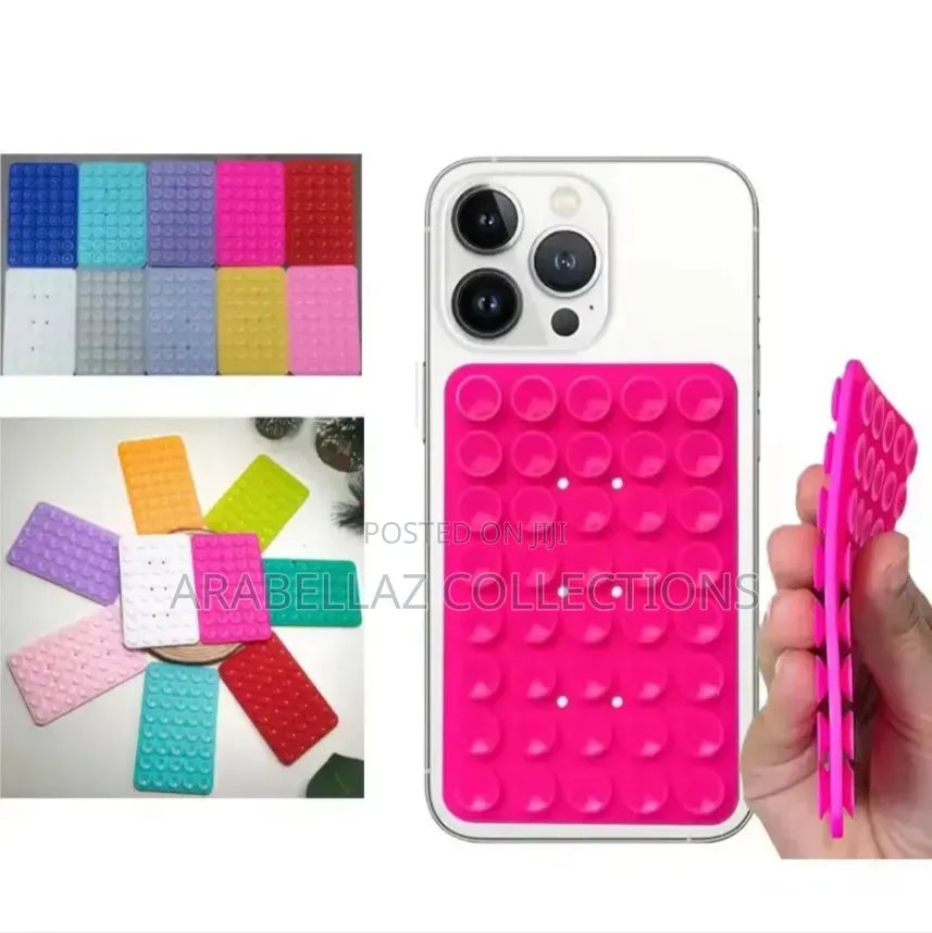 Strong Grip Adhesive Silicone Suction Phone Holder