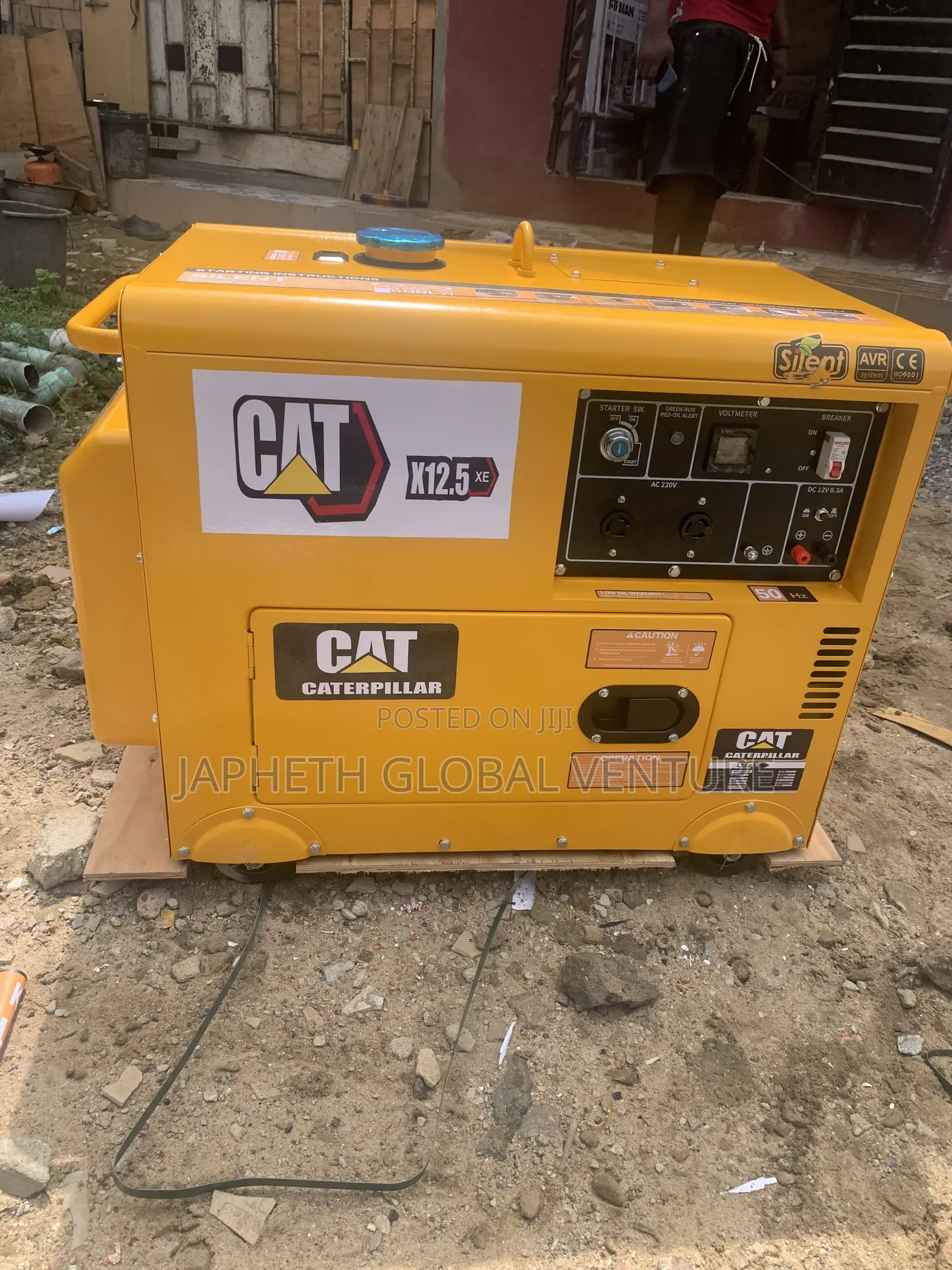 Cat 12.5kva Soundproof Generator – 100% Copper Coil