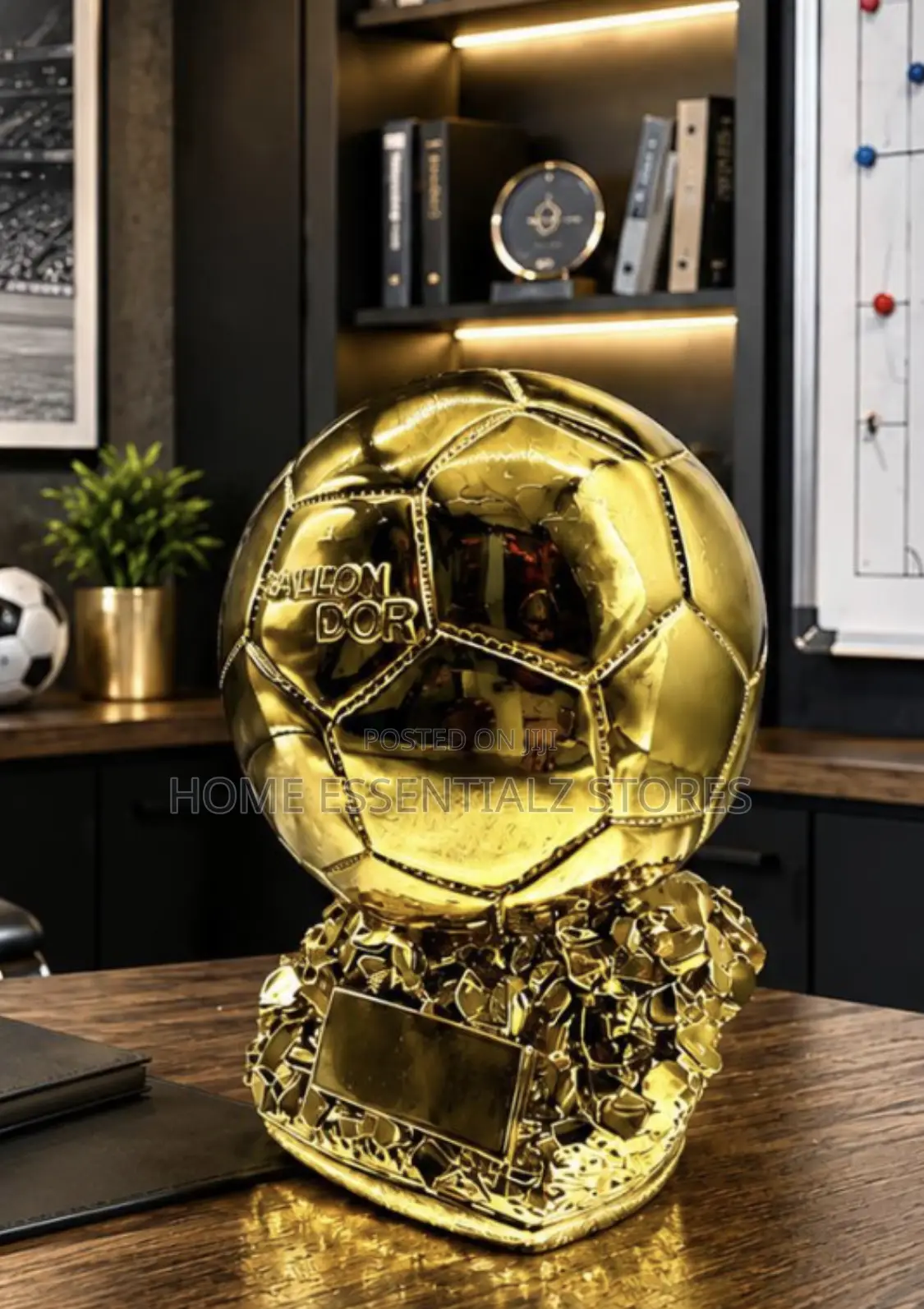 Golden Ballon D’Or Trophy Replica - Luxury Football Ornament