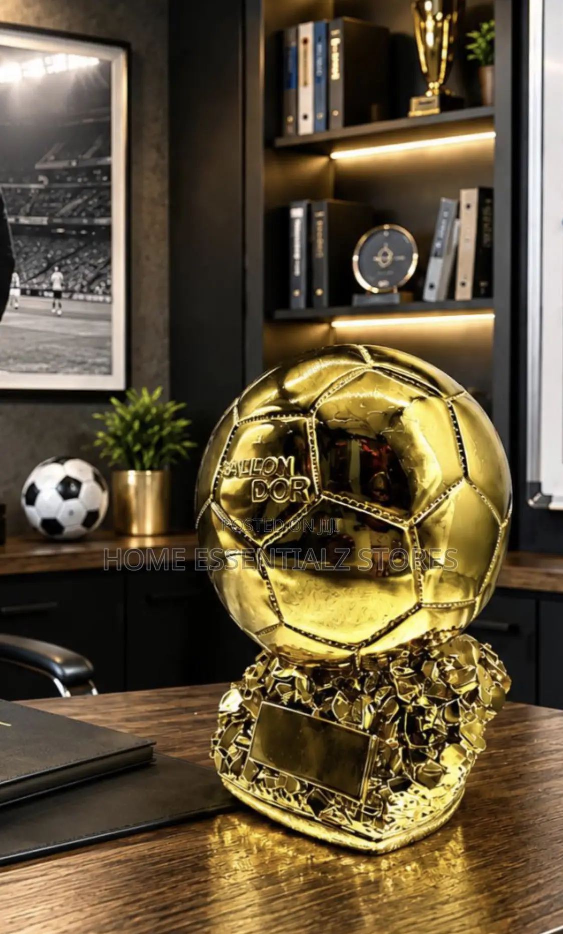 Golden Ballon D’Or Trophy Replica - Luxury Football Ornament