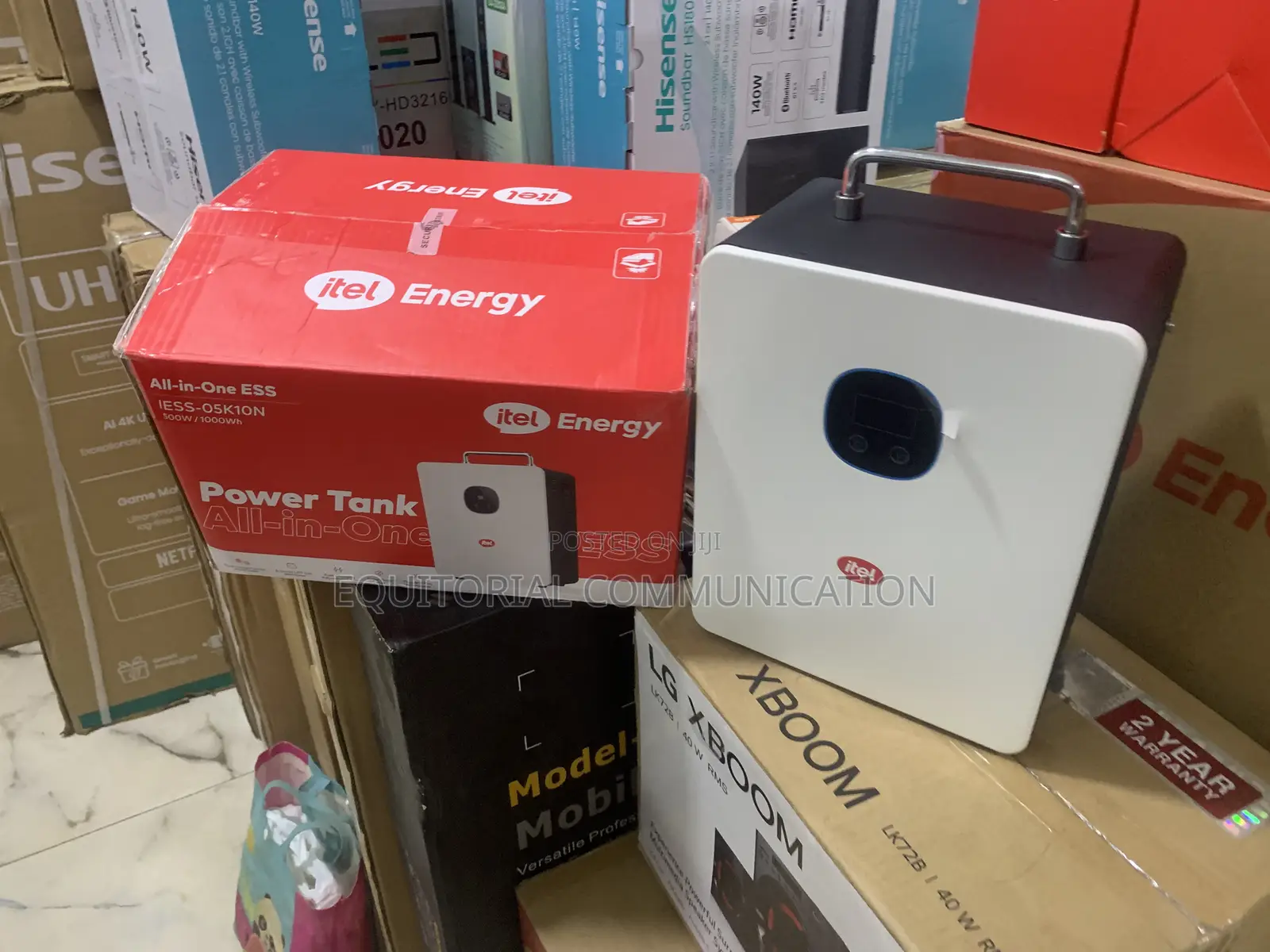 Itel Powertank Iess-05k10n 500w Solar Generator