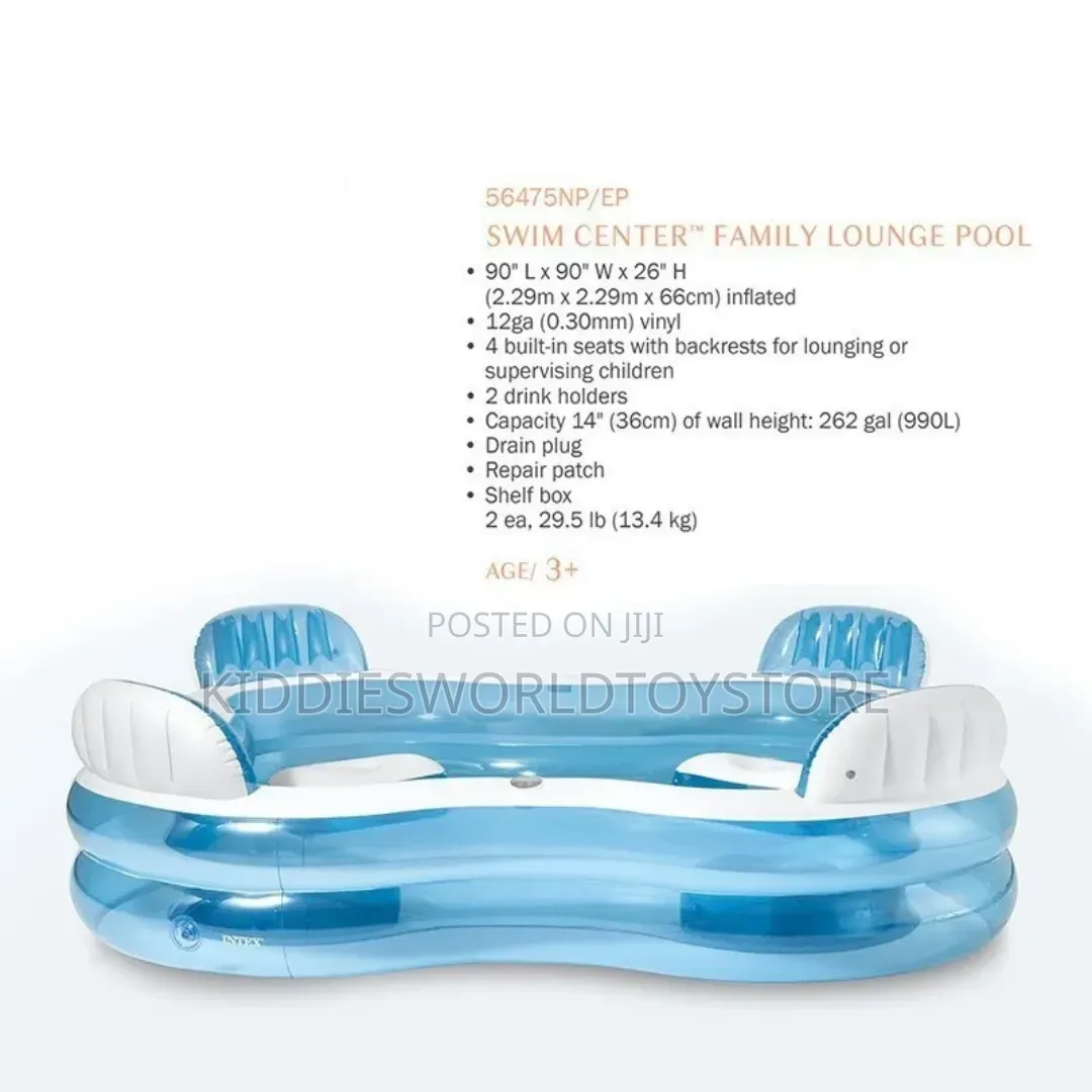 Inflatable Family Pool With in-Built Seats