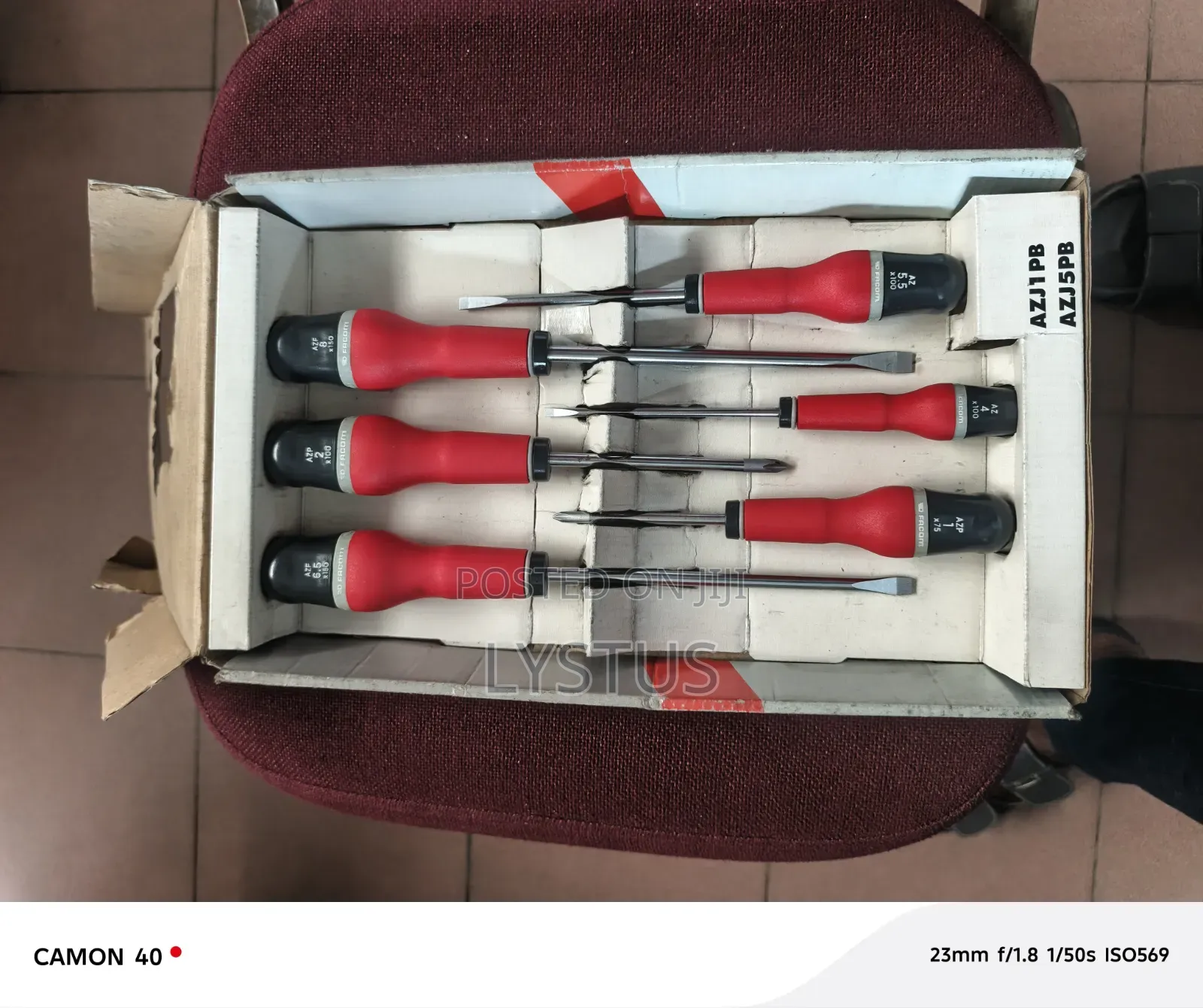 6pc Facom Azj5pb Ergotwist Mechanical Screw Driver Set