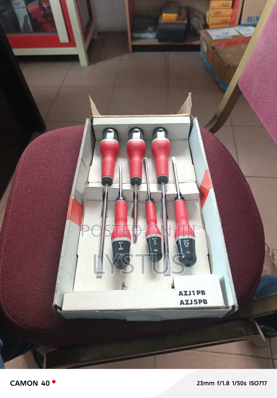 6pc Facom Azj5pb Ergotwist Mechanical Screw Driver Set