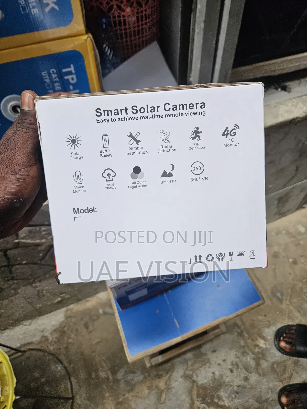 Single Lens Solar Camera Hd V380 High Quality