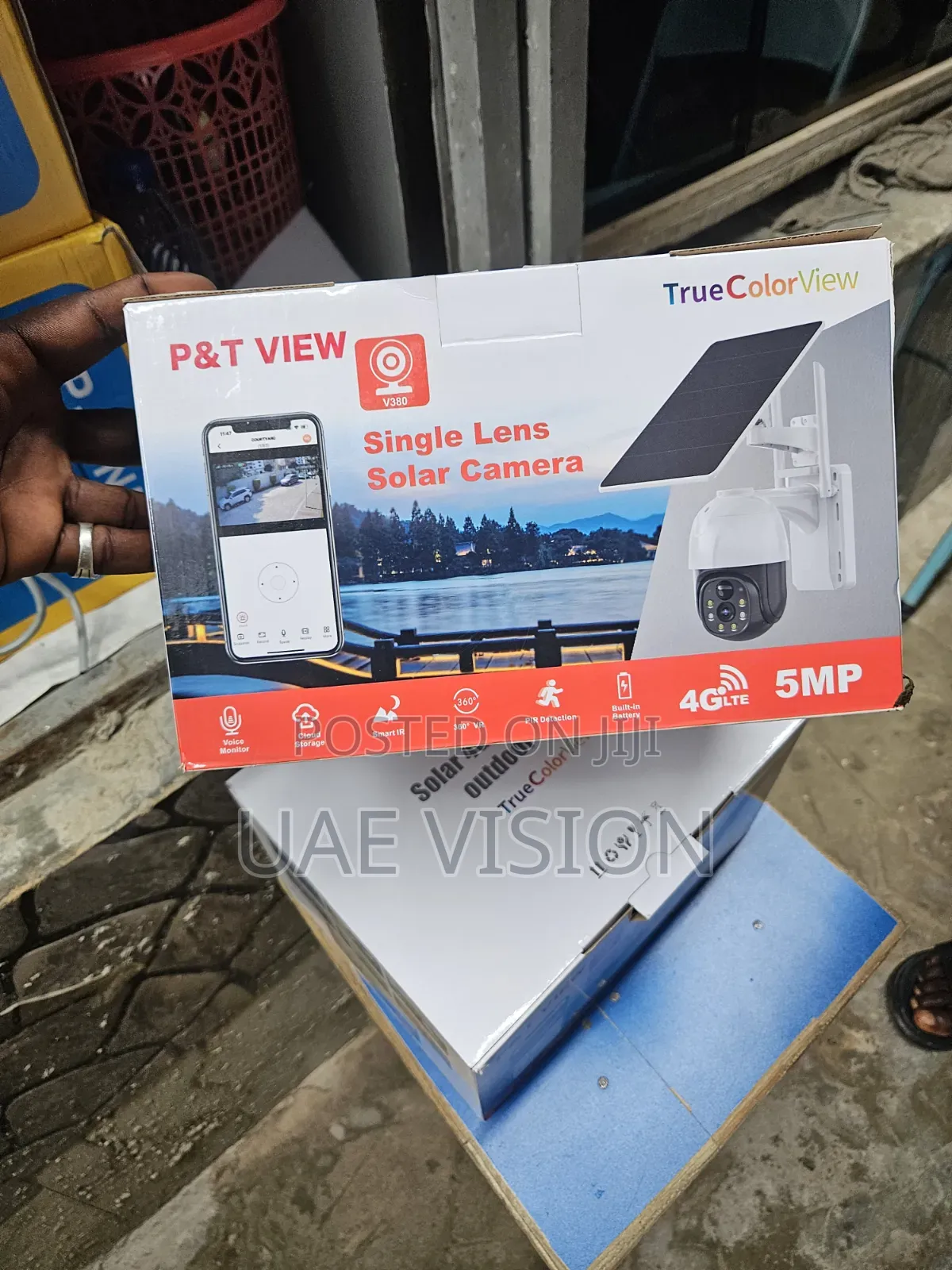 Single Lens Solar Camera Hd V380 High Quality