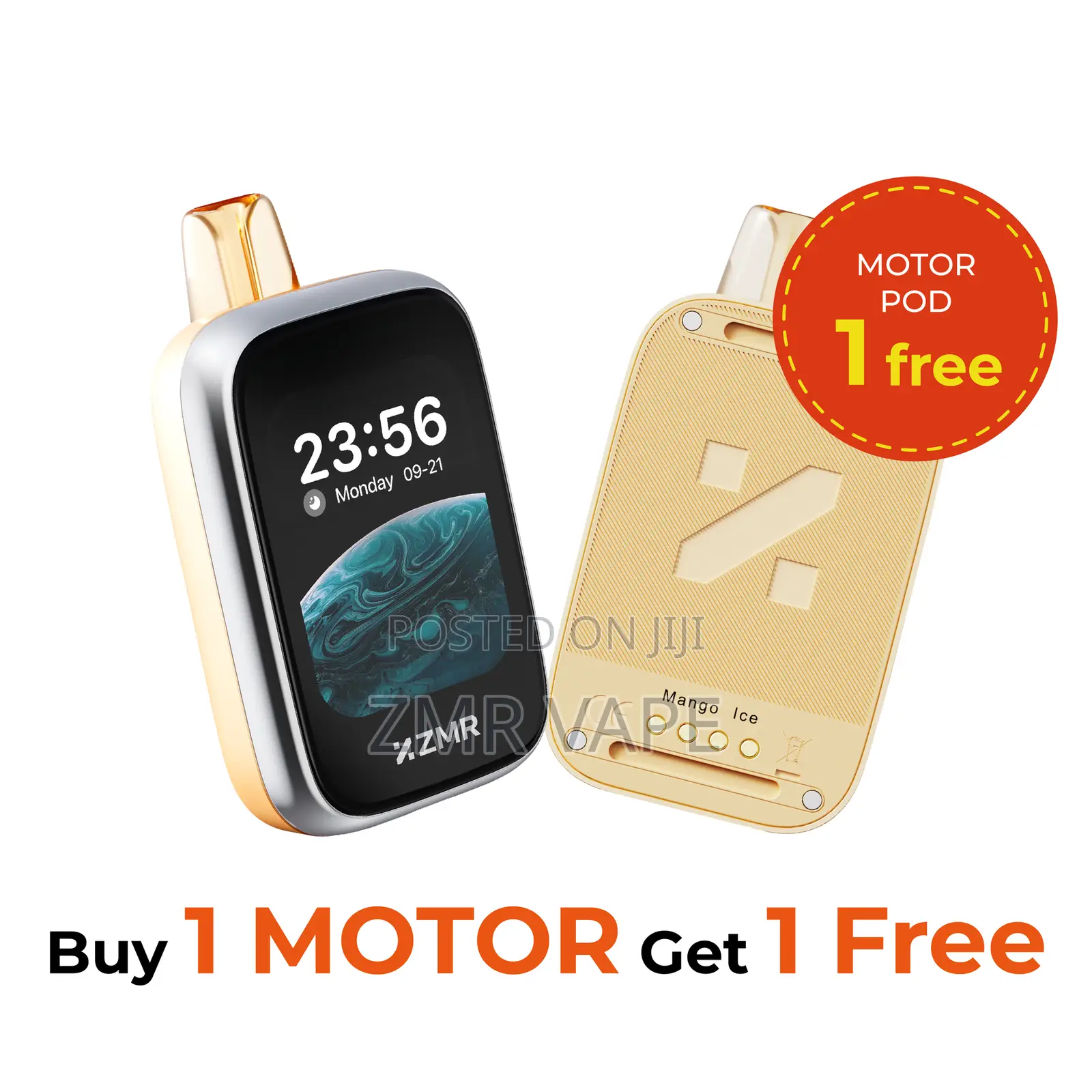 ZMR 30000 Puffs Rechargeable Vape – Buy 1 Kit, Get 1 Free Pod Tank