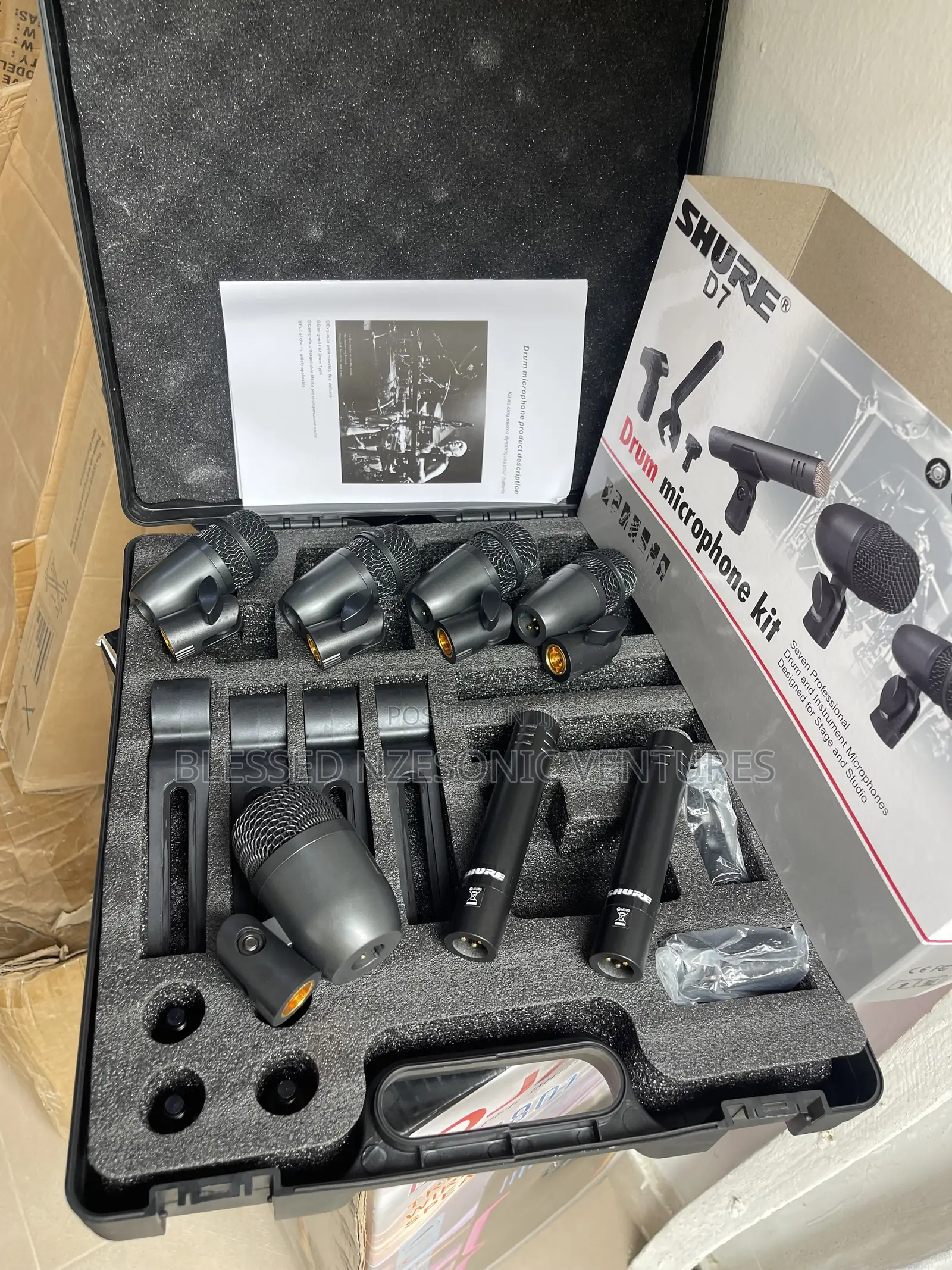 7 Set Drum Microphone Kit