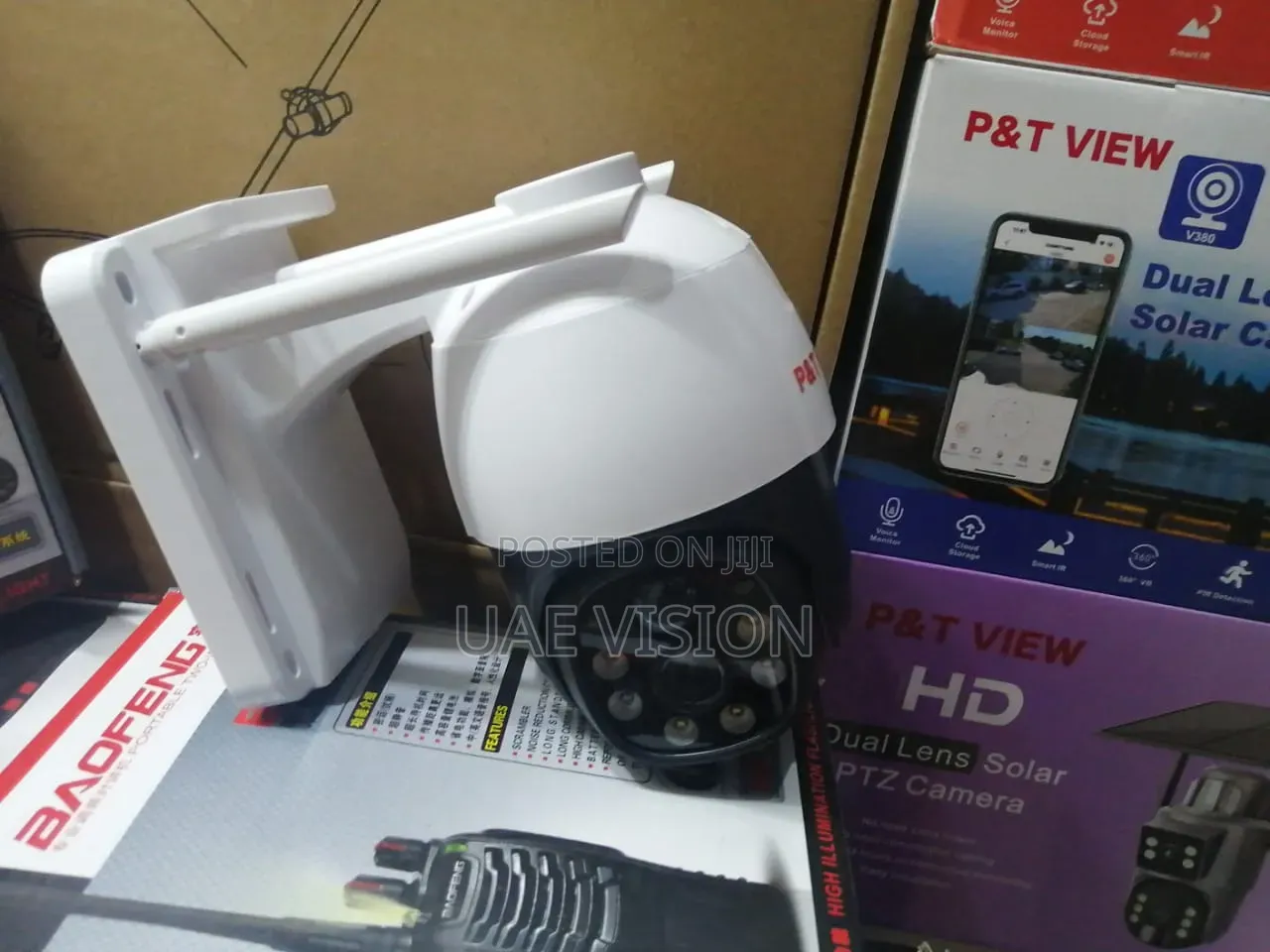 Single Lens Solar Camera Hd V380 High Quality