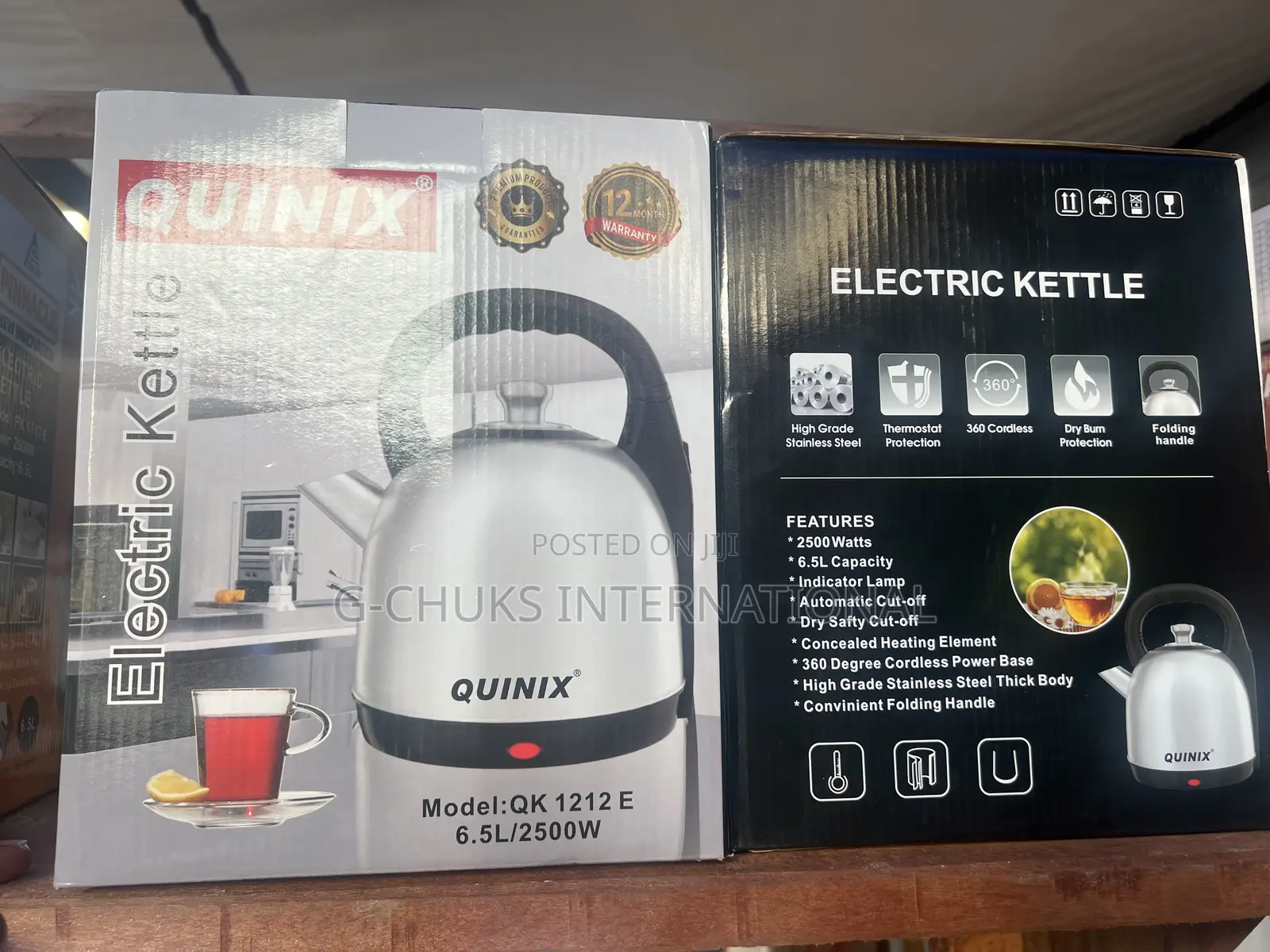Quinix Electric Kettle 6.5l