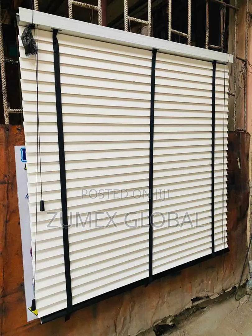Off White Wooden Blind