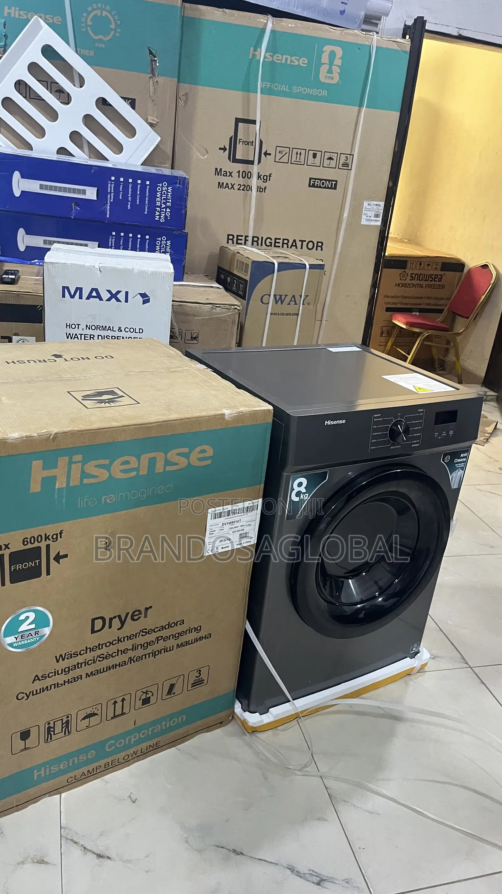 Hisense 8kg Dryer Dv1w801ut – Durable Home Drying Appliance