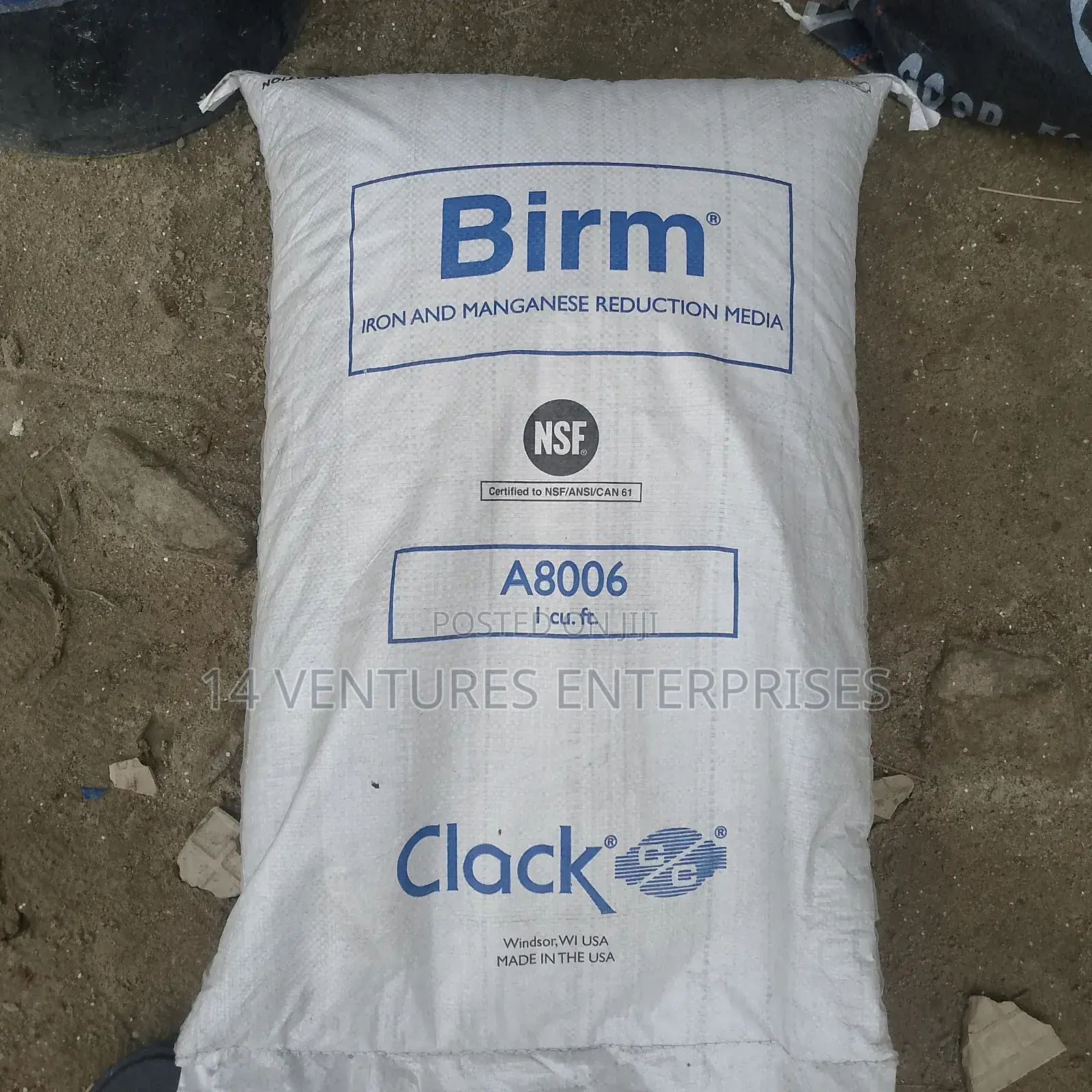 Birm Iron and Manganese Reduction Media.