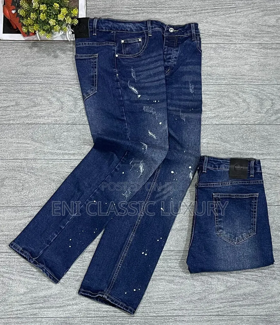 Top Notch Luxury Men's Cargo Jeans Best Quality Well Banded