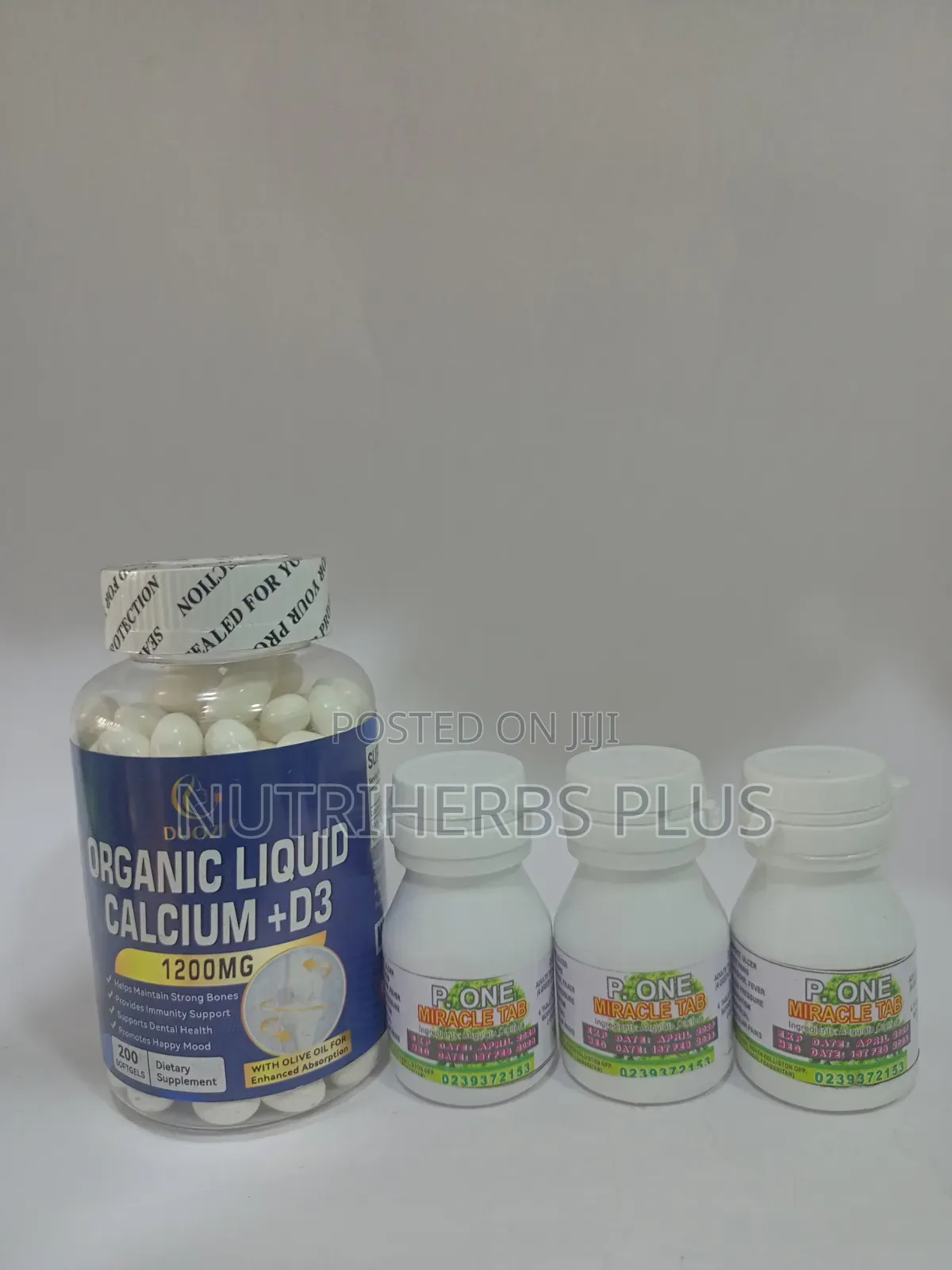 Duozi Organic Liquid Calcium+D3 and Pone Miracle Tab: Cure Arthritis
