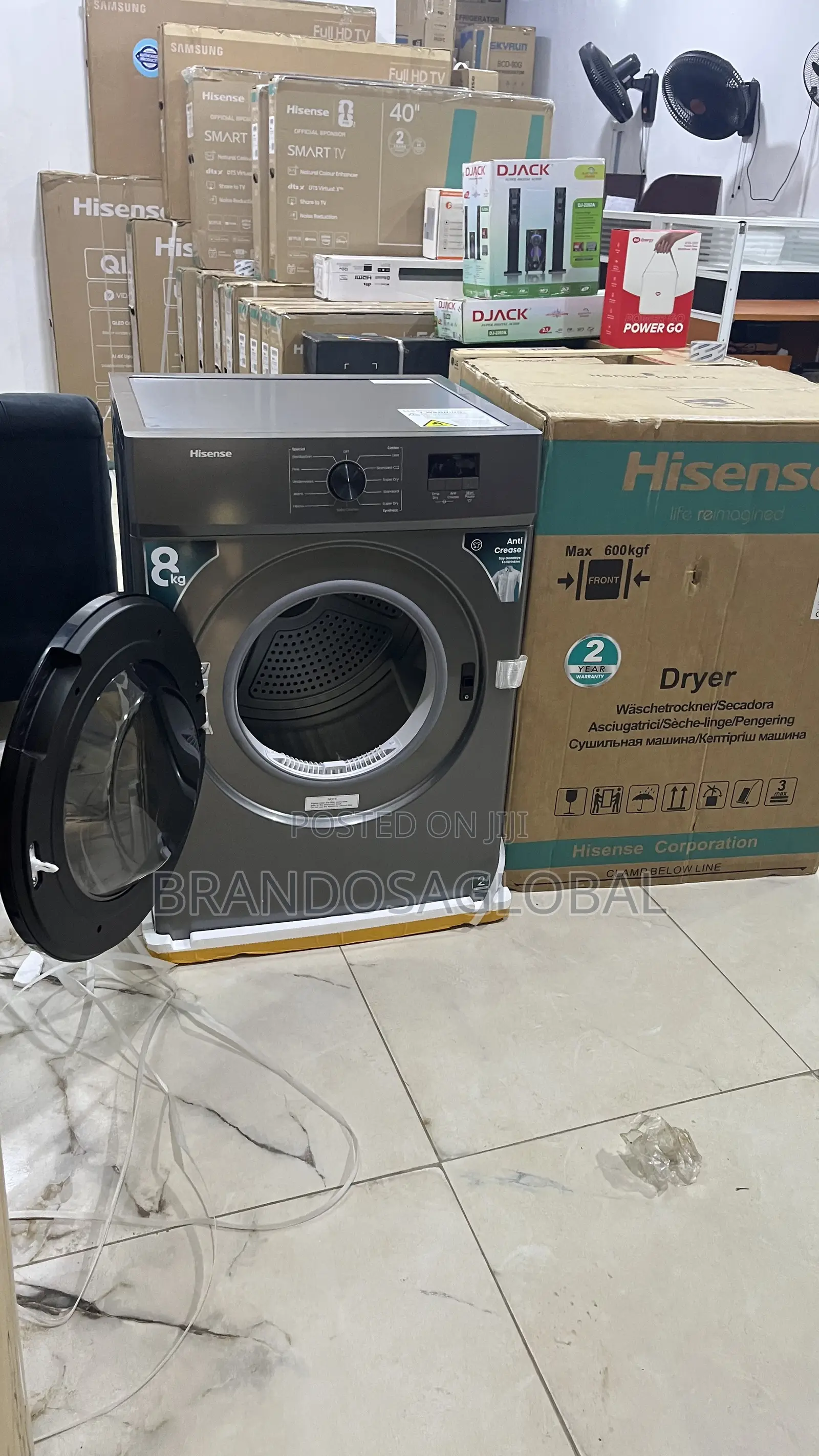 Hisense 8kg Dryer Dv1w801ut – Reliable Home Fabric Care Unit