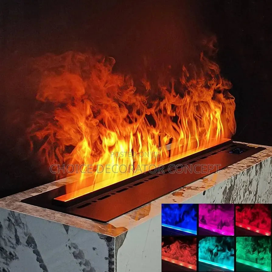 Modern Linear Fireplace 
1.5 Meter