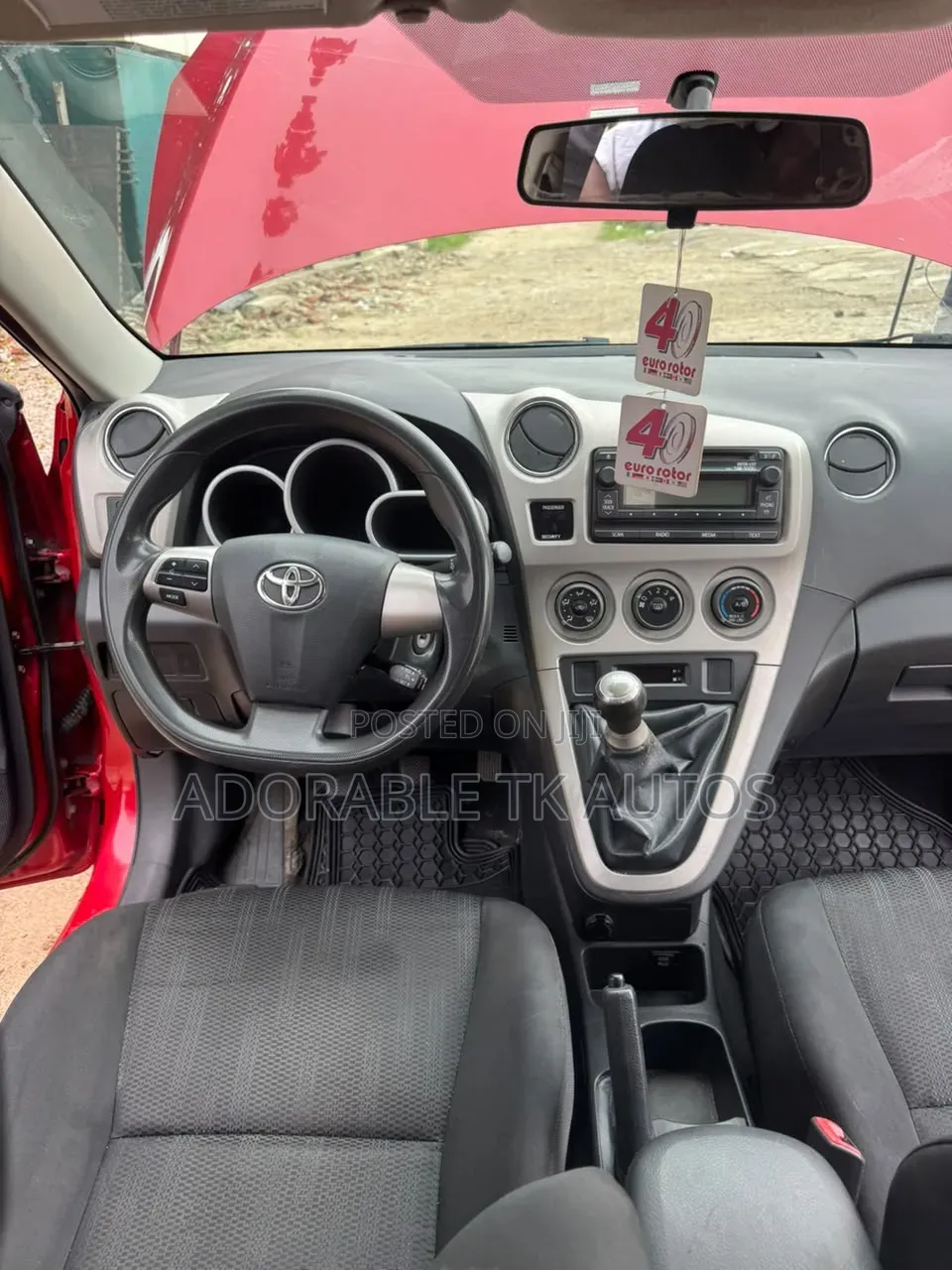 Toyota Matrix S Hatchback AWD (2.4L 4cyl) 2014 Red