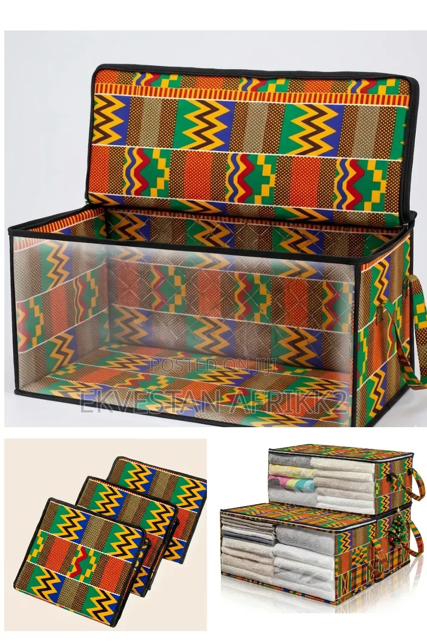Large Capacity Kente Clothes Storage Bags