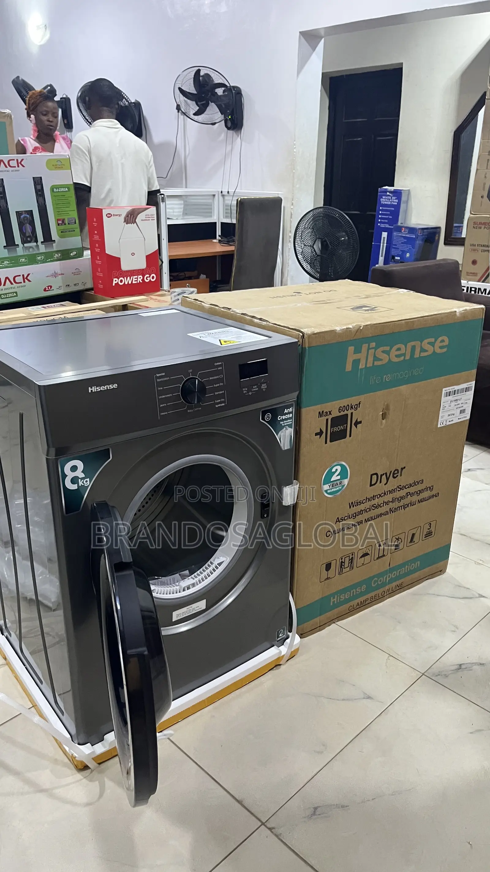Hisense 8kg Dryer Dv1w801ut – Reliable Large Load Dryer