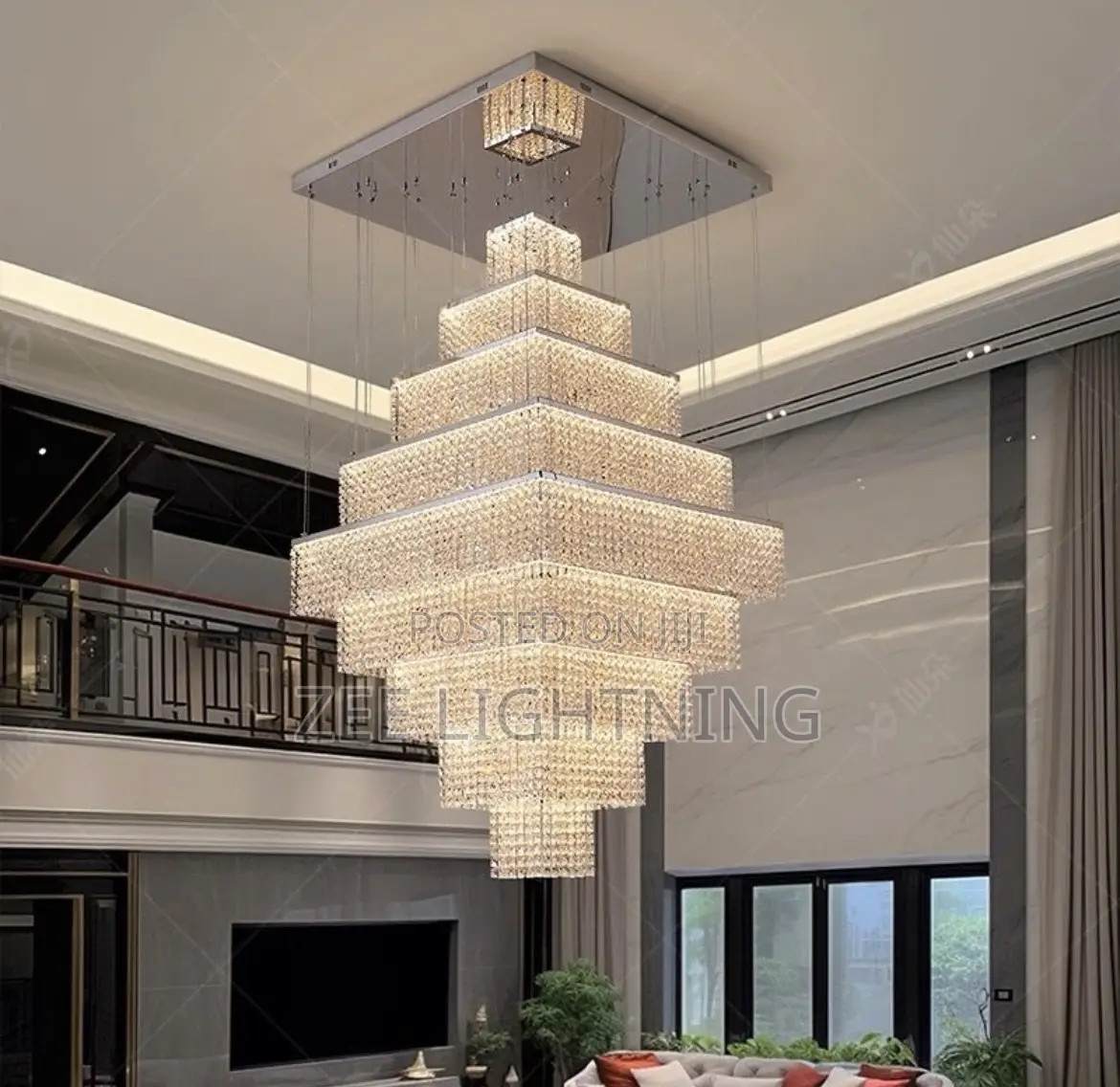 Luxury Full Beaded Crystal Chandelier (Size 800mm)