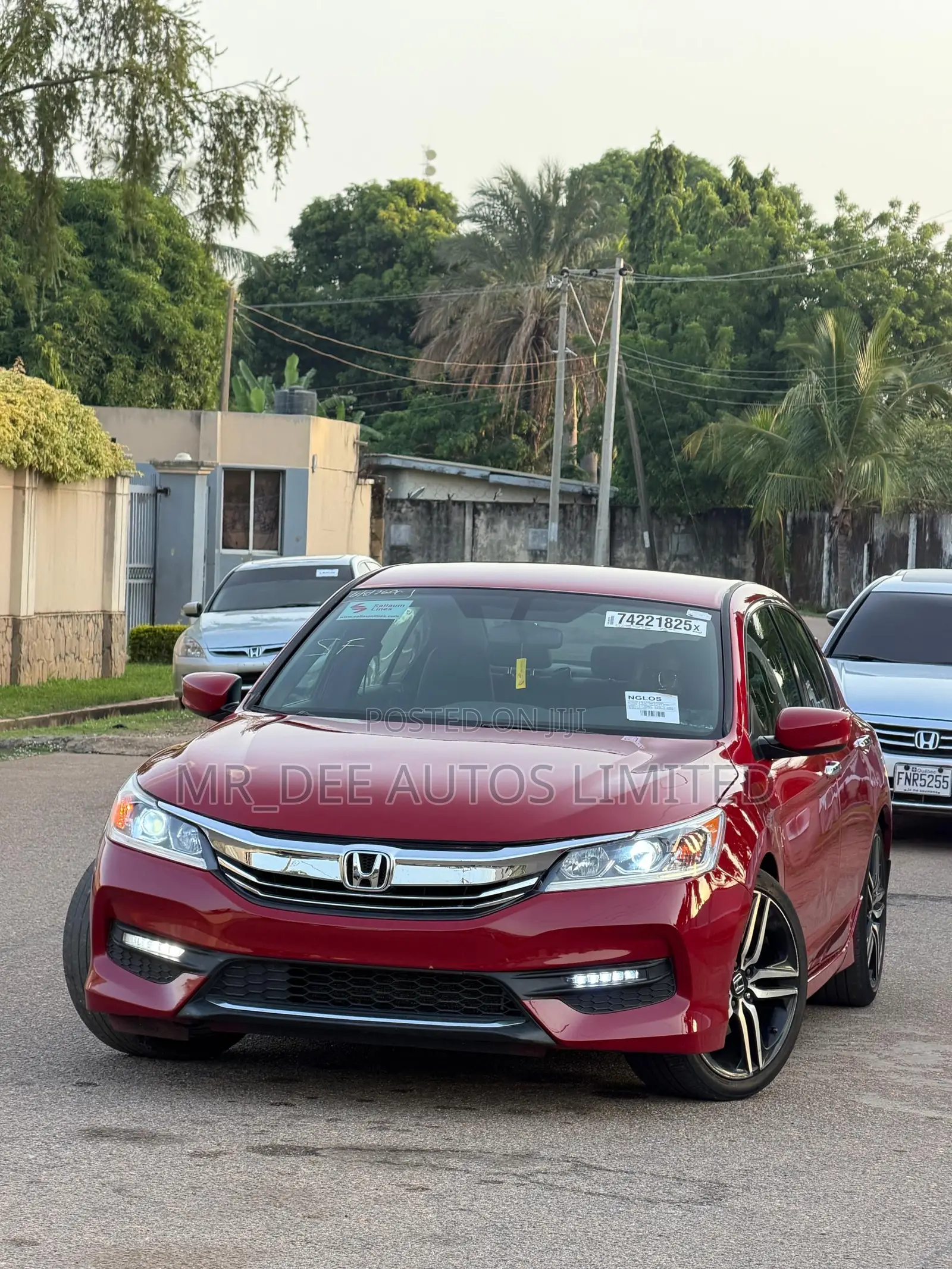 Honda Accord Sport SE 4dr Sedan FWD (2.4L 4cyl 2A) 2017 Red