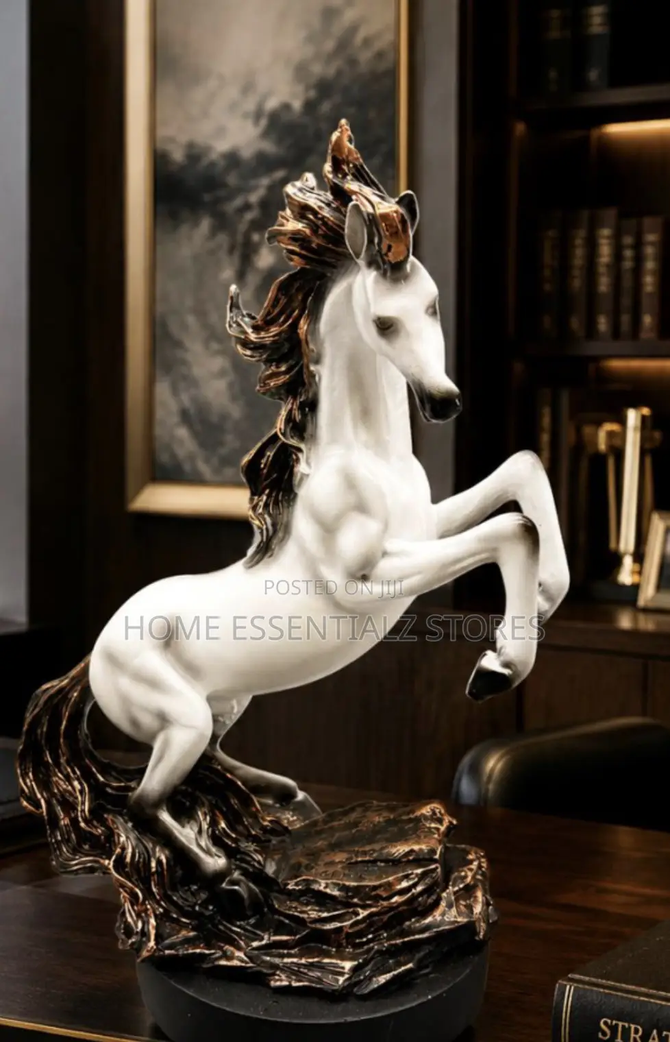 Rearing Horse Statue - Strength Freedom Office Decor Sculpture