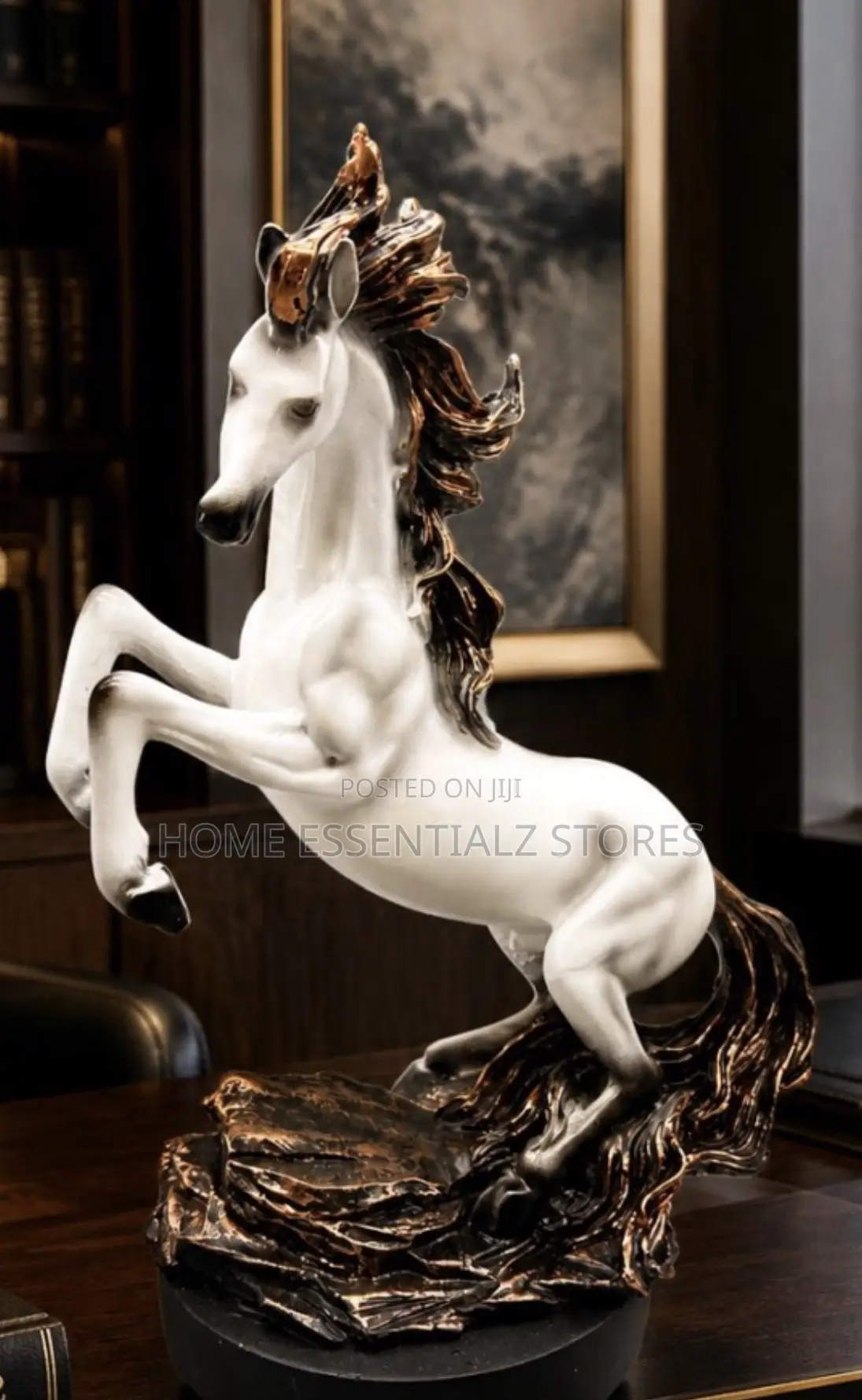 Rearing Horse Statue - Strength Freedom Office Decor Sculpture