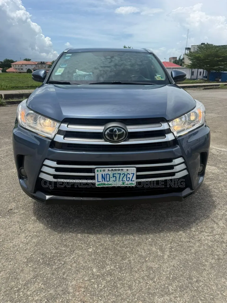 Toyota Highlander Limited 4x2 V6 (3.5L 6cyl 8A) 2017 Blue